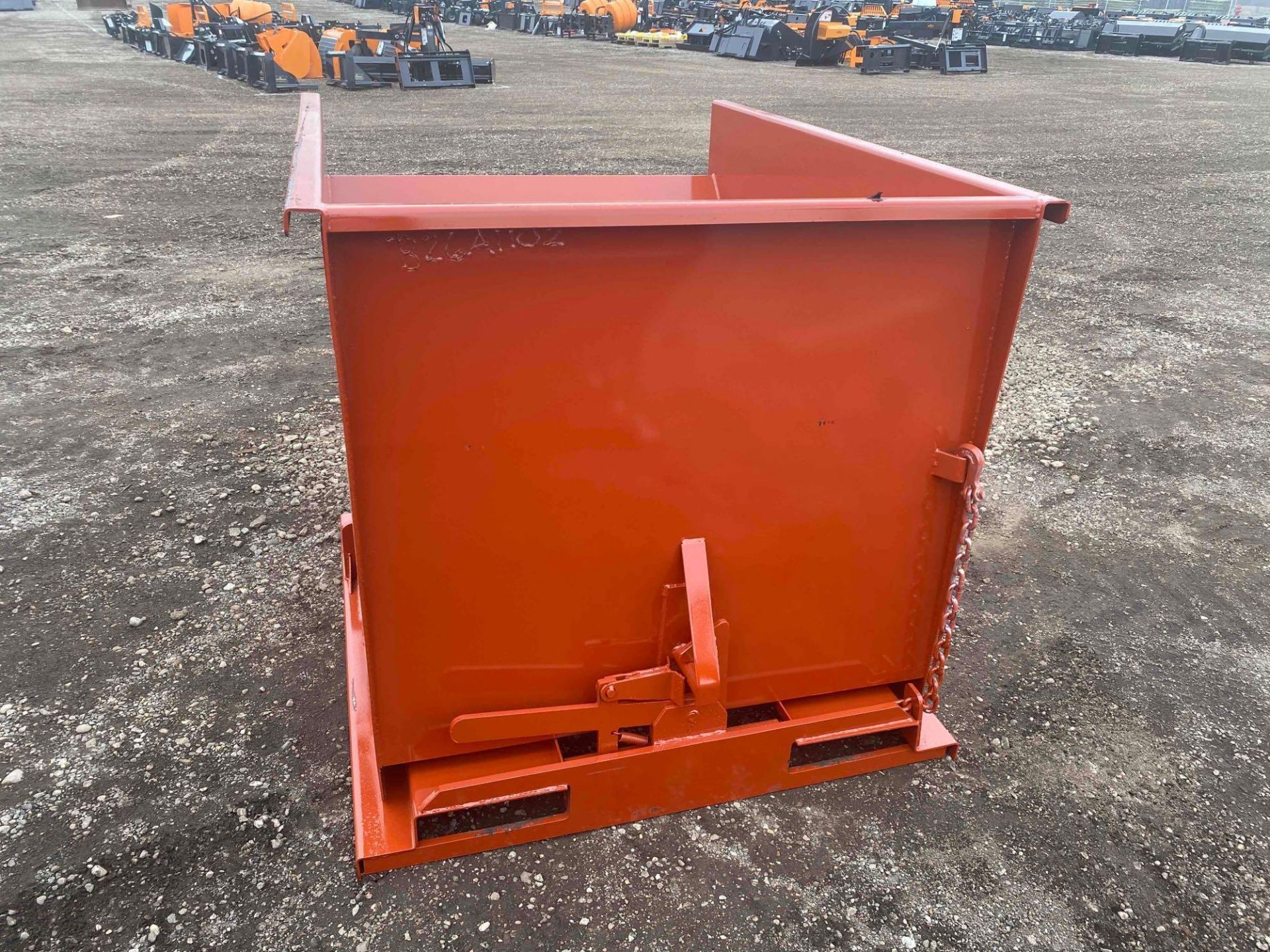 New 2 Cubic Yard Self Dumping Hopper with Fork Pockets* - Image 2 of 6