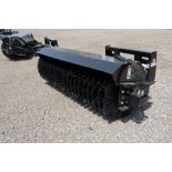 New! 2023 Wolverine Skid Steer Angle Broom Industrial Series Attachment