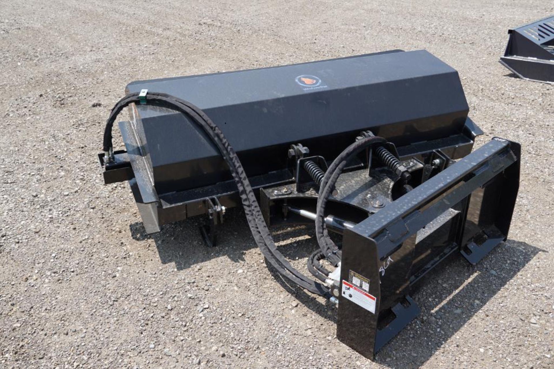 New! 2023 Wolverine Skid Steer Angle Broom Industrial Series Attachment - Image 4 of 5