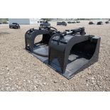 New! 2023 Wolverine Skid Steer Grapple Bucket Attachment