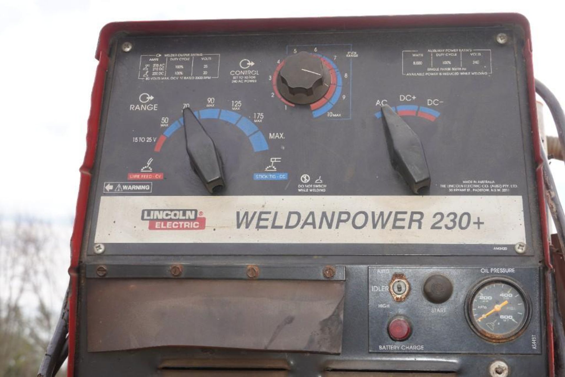 Lincoln Weldan Power 230T Welder - Image 11 of 20