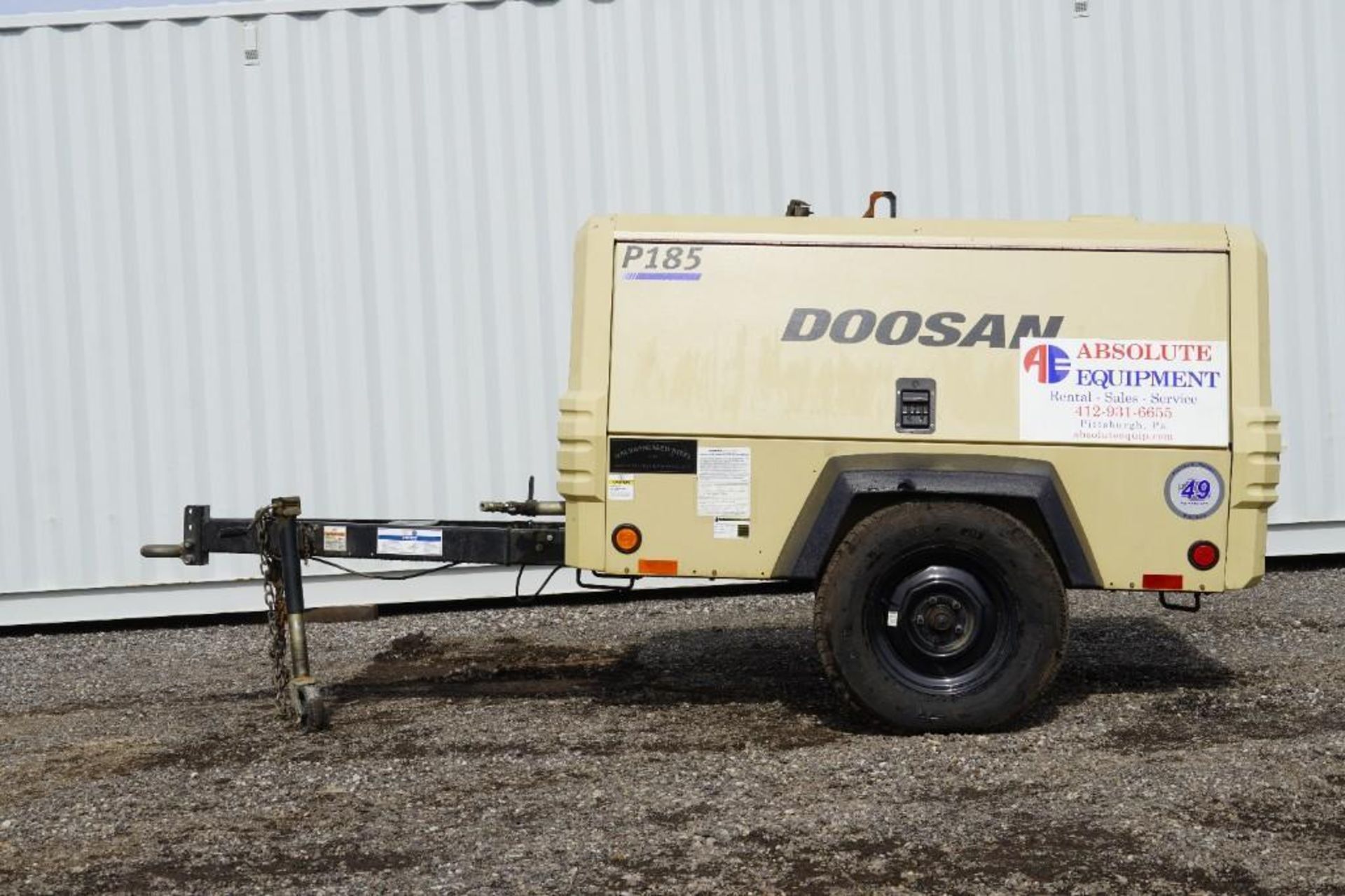 2015 Doosan P185 Screw Air Compressor - Bild 2 aus 27