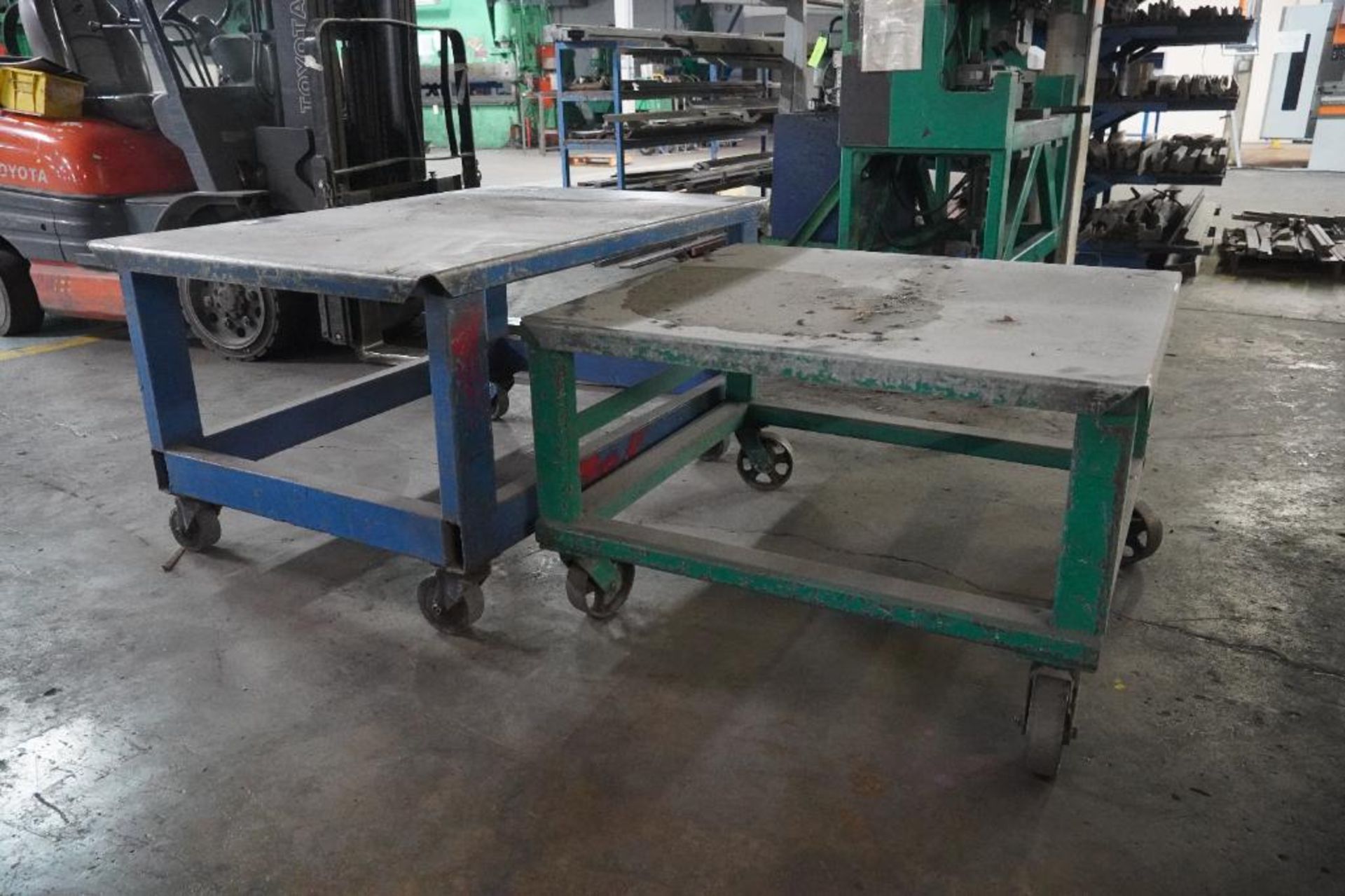 2 Steel Rolling Working Carts - Image 2 of 4