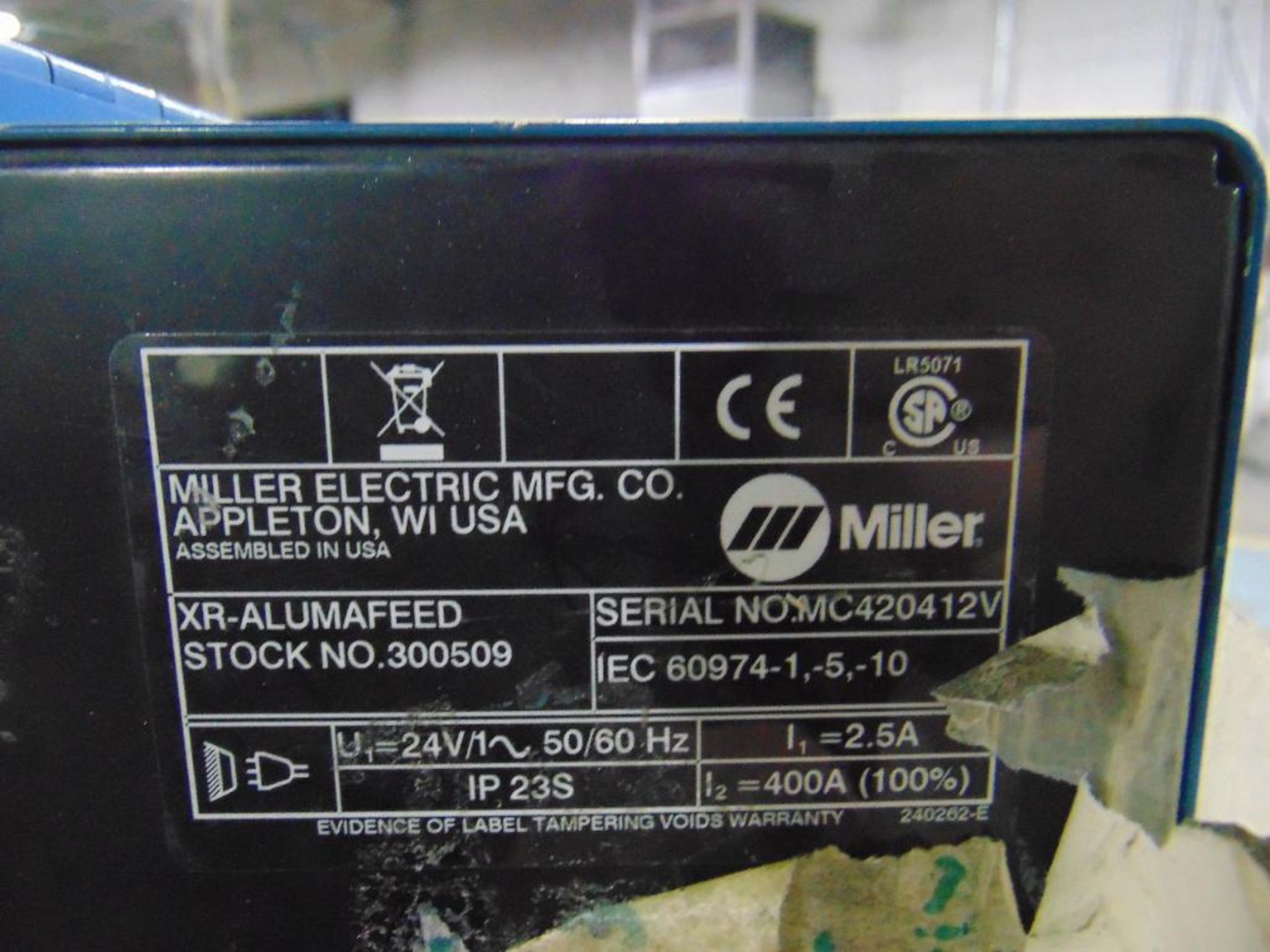 Miller Aluma Power 350 MPA Mig Welder - Image 8 of 10