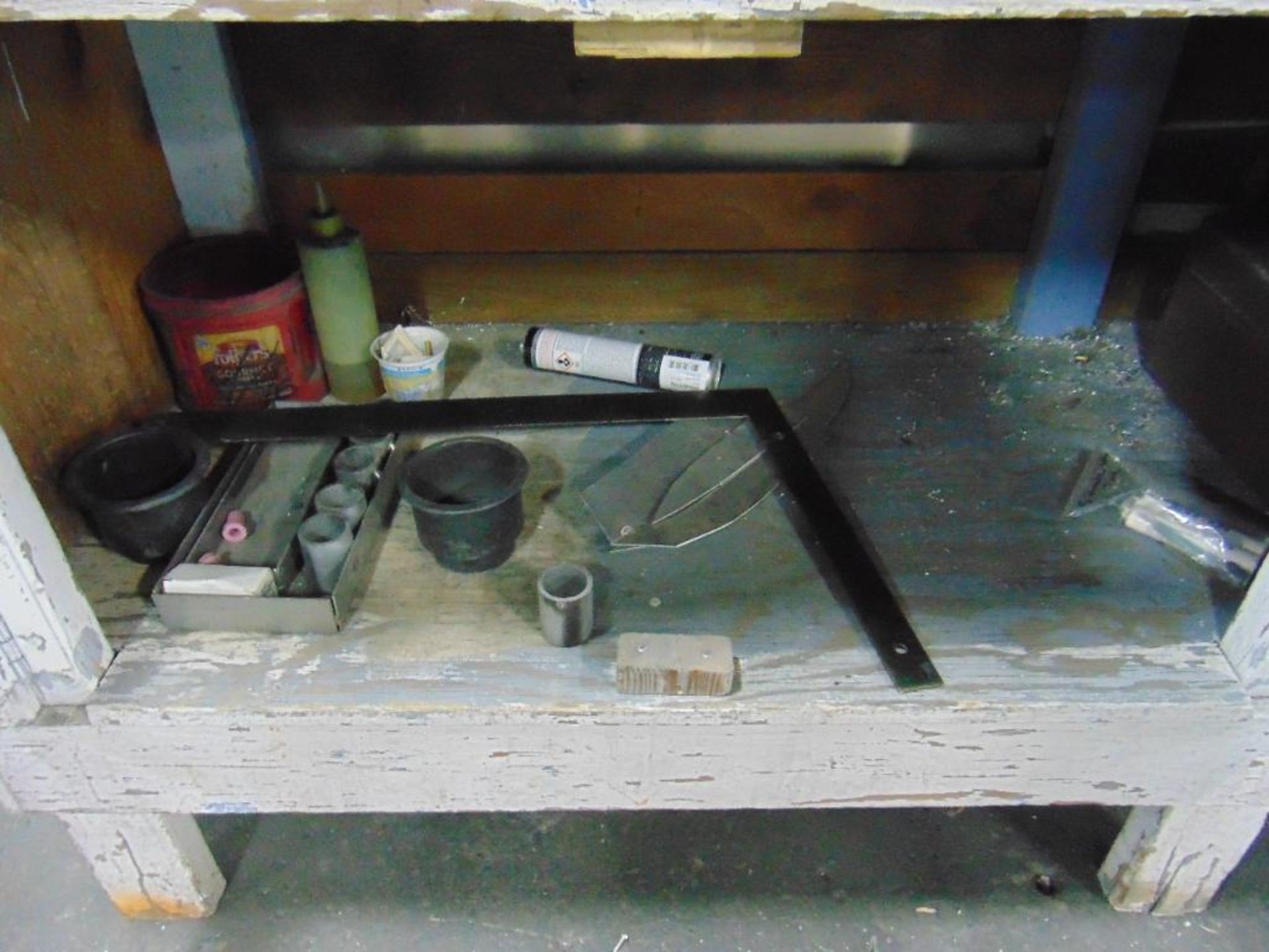 Wooden Bench and Contents - Image 3 of 4