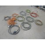 Lot of Air Hoses and Cords