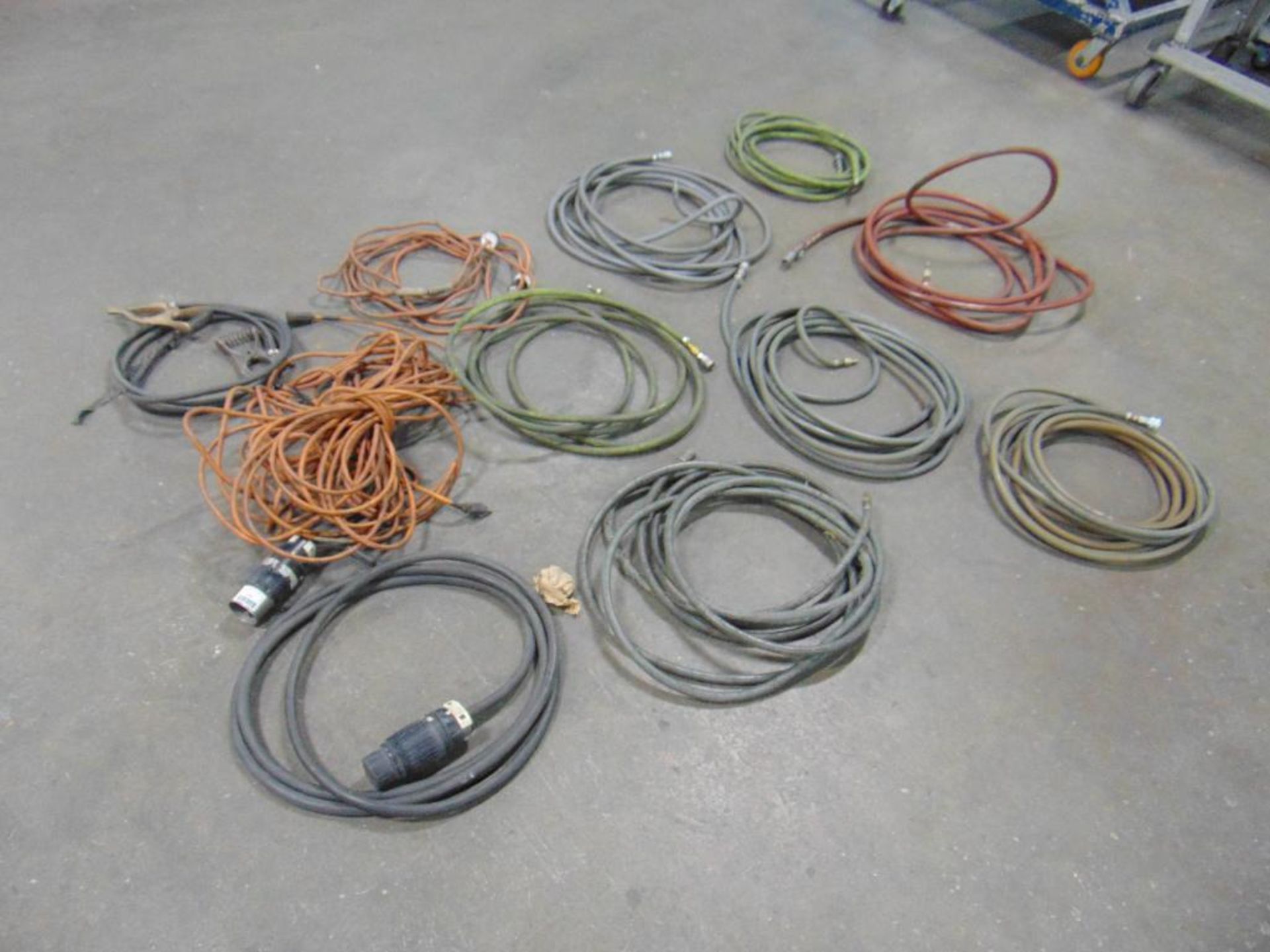 Lot of Air Hoses and Cords