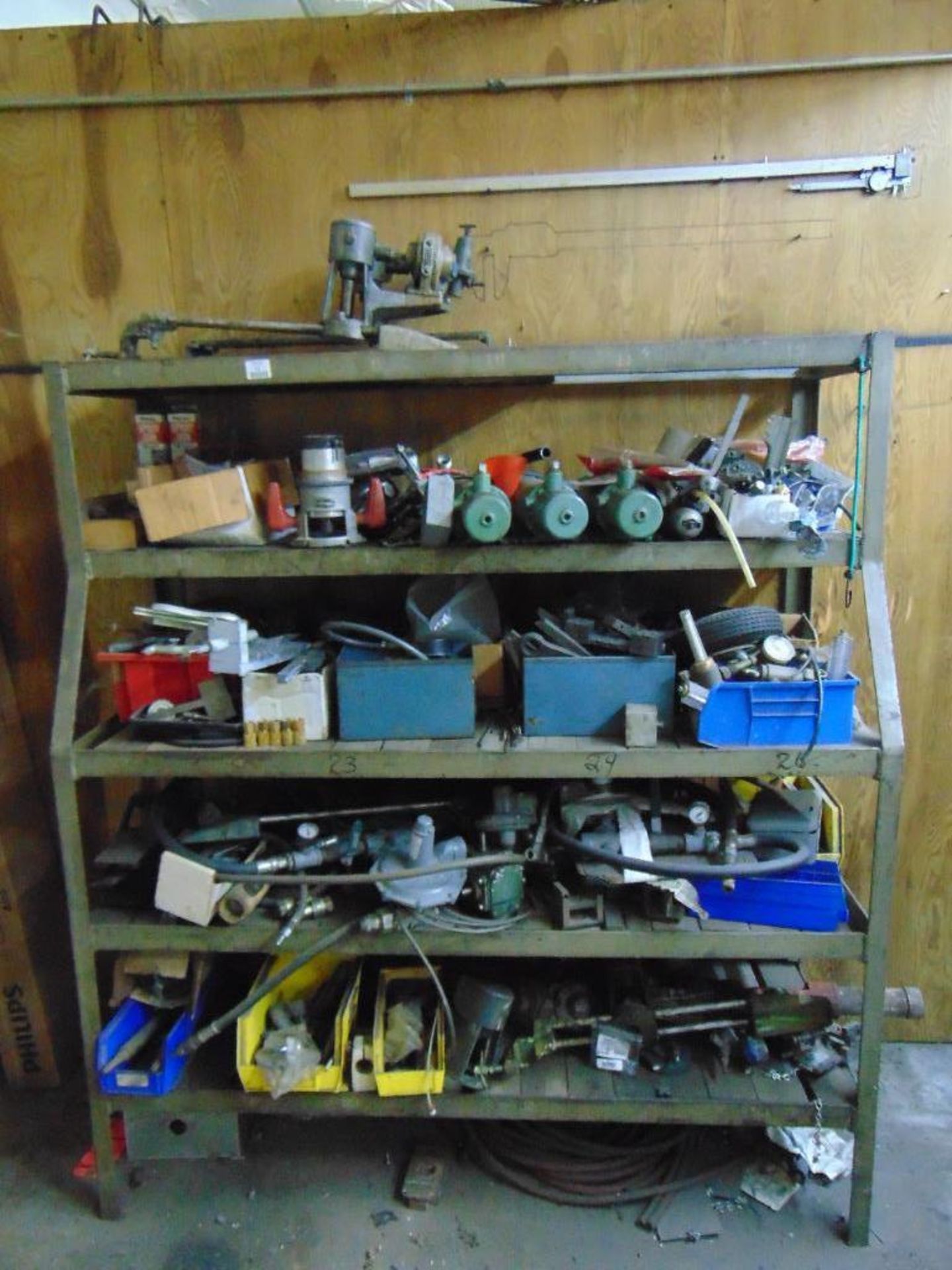 Steel Shelf and Contents*