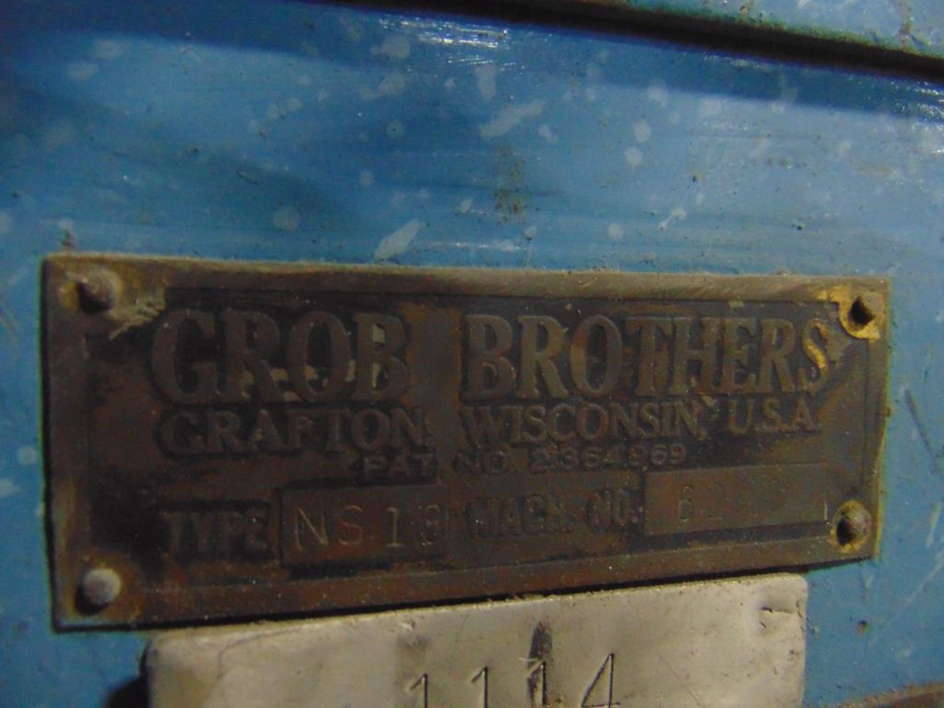 Grob Brothers 18" Band Saw - Image 5 of 6