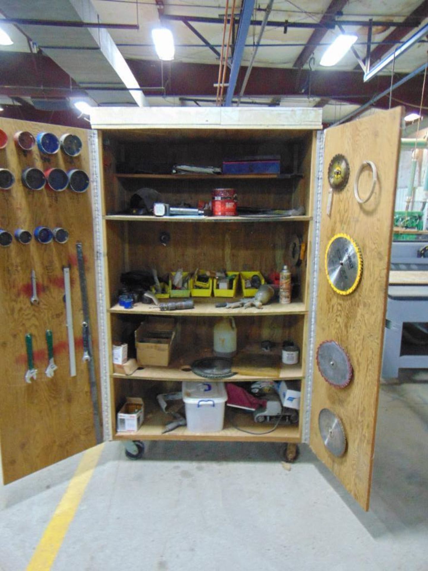 Wooden Cabinet and Contents - Image 3 of 6
