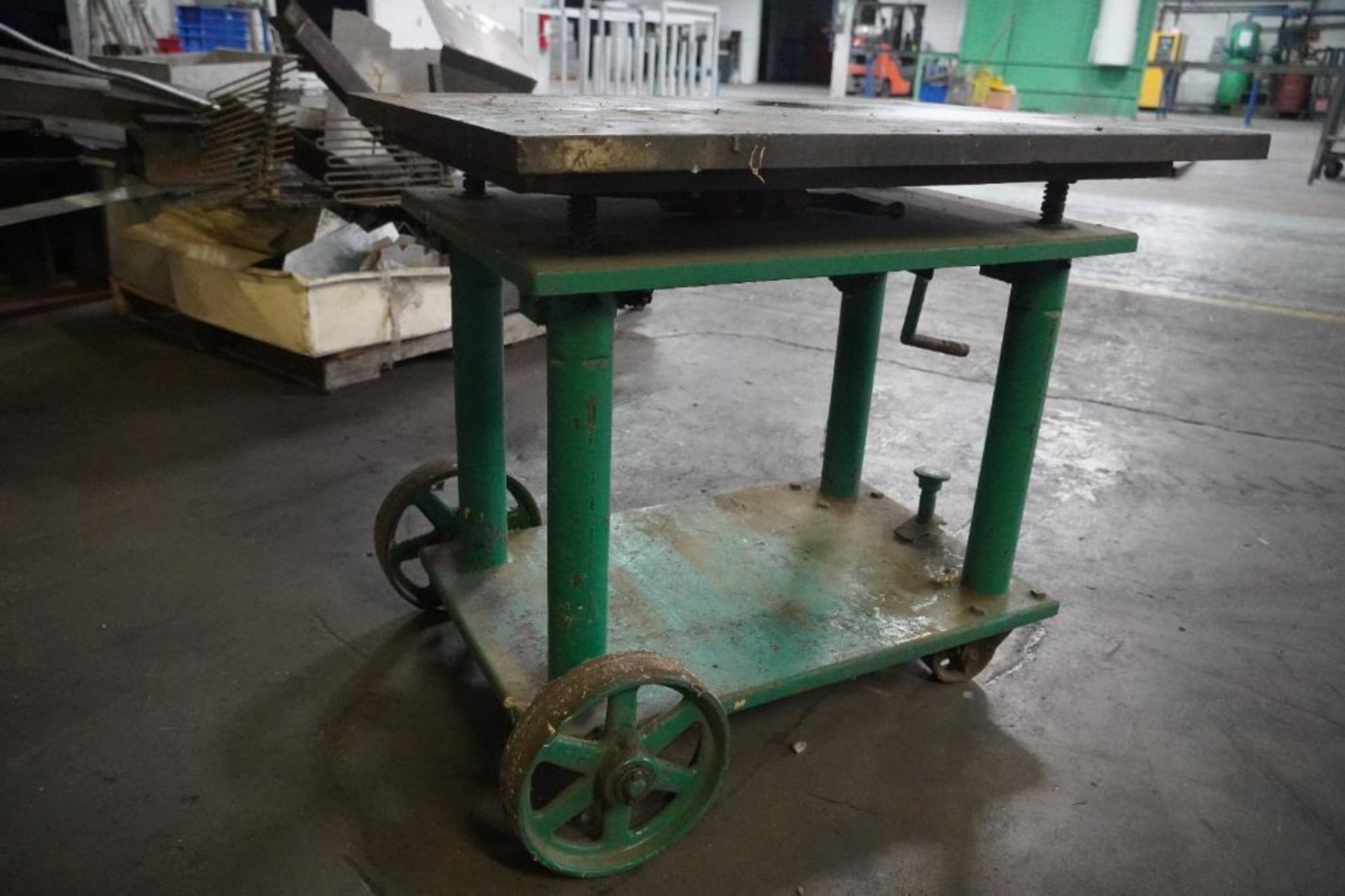 Adjustable Rolling Steel Welding Cart - Image 3 of 4