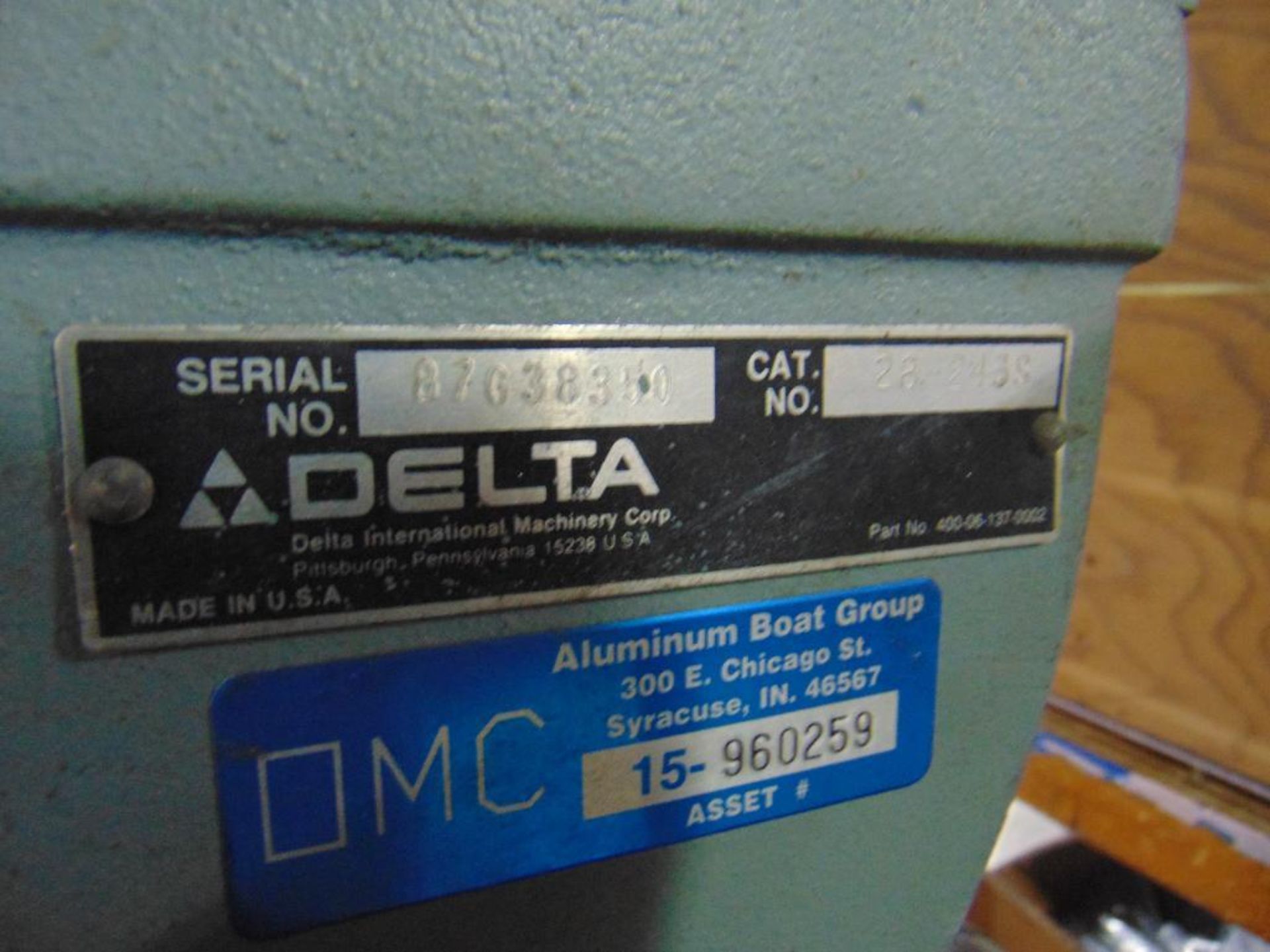 Delta 15" Band Saw - Image 5 of 5