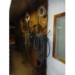 Wall of Cords and Air Hoses*