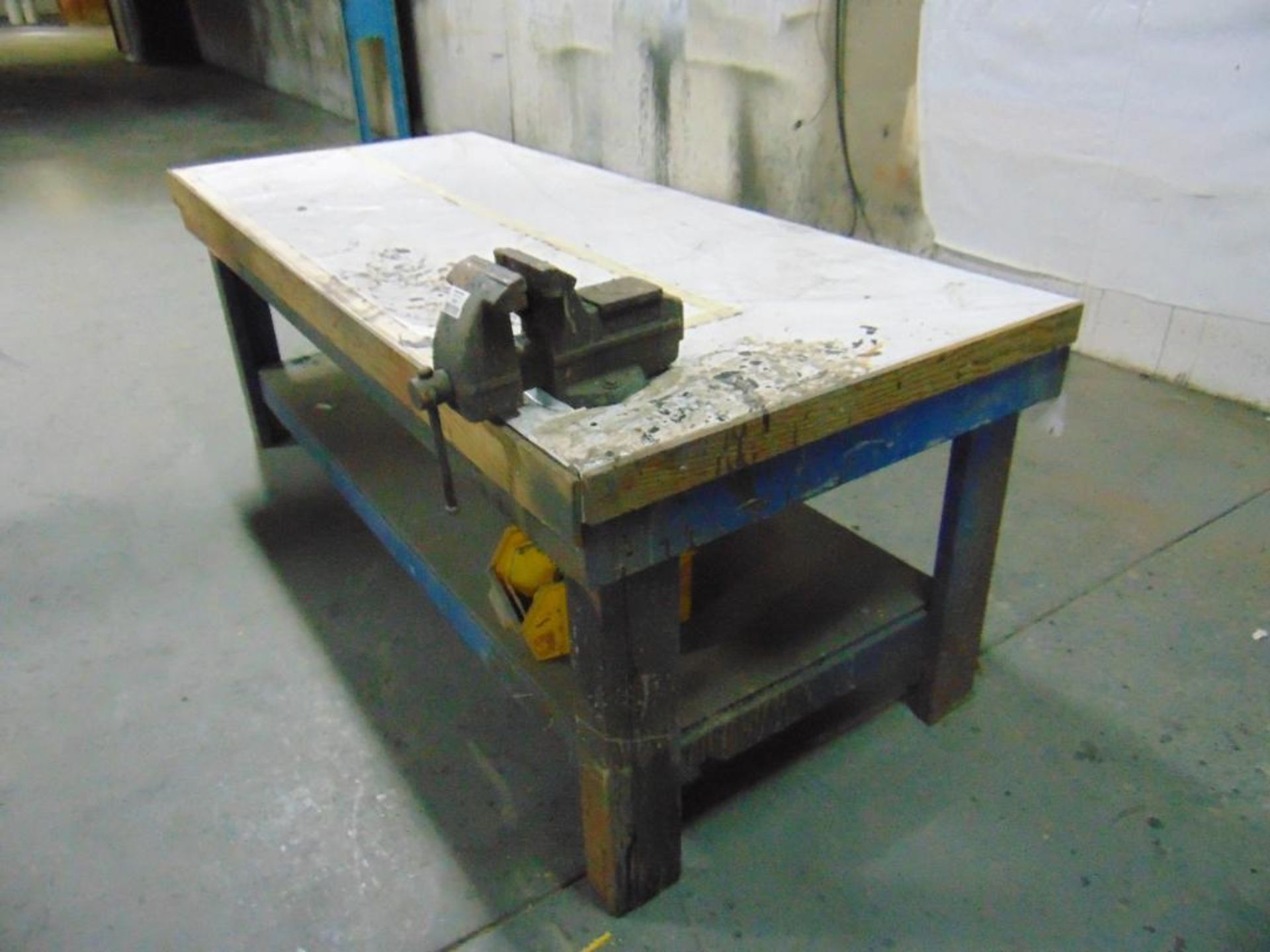 Wooden Bench with Vise*