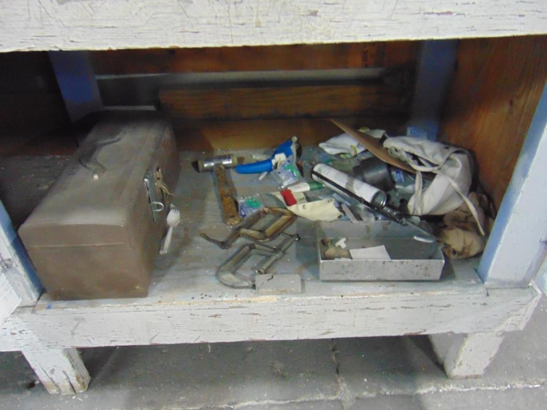 Wooden Bench and Contents - Image 4 of 4