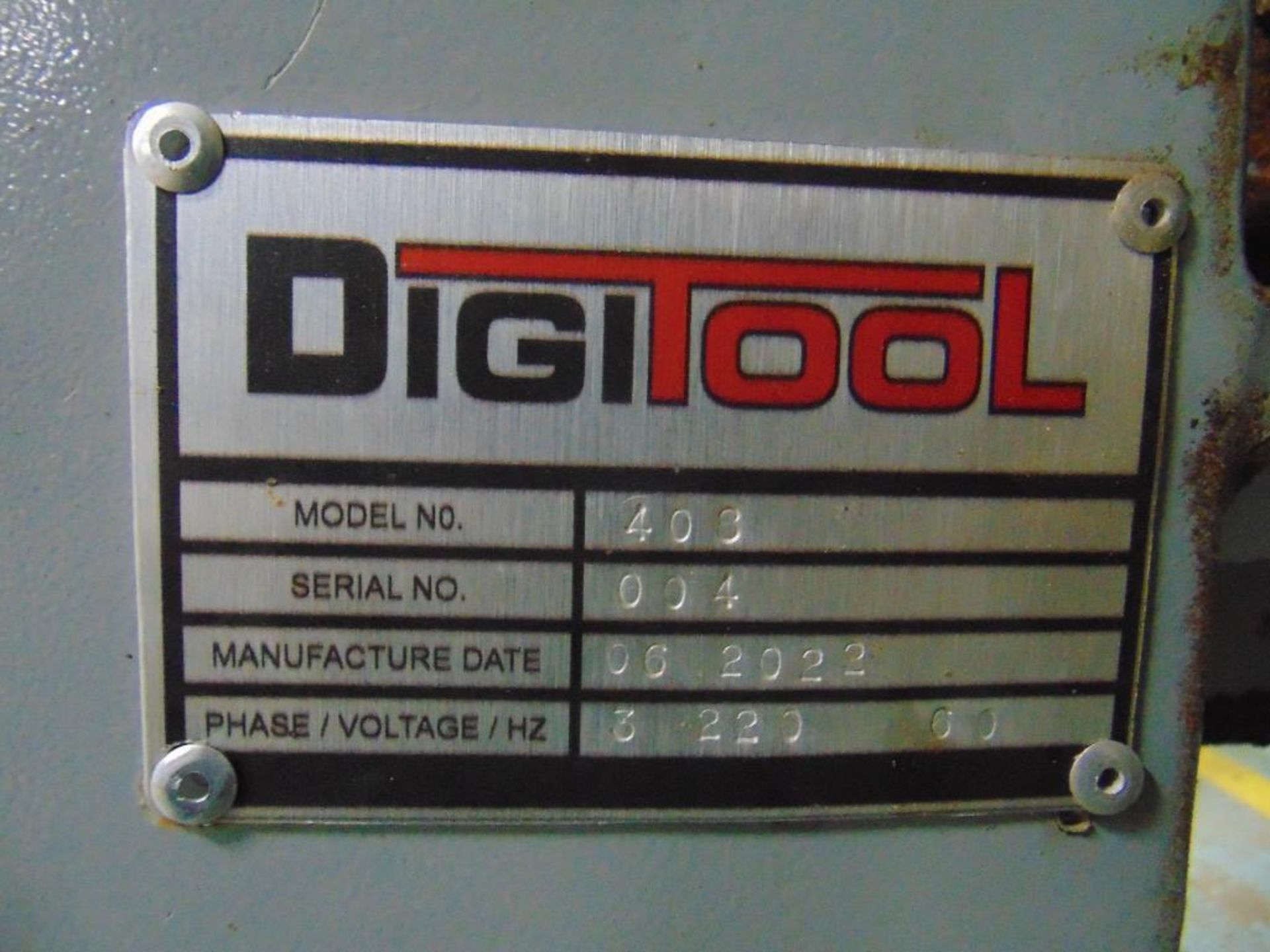 Digitool Model DT408 CNC Router - Image 9 of 9