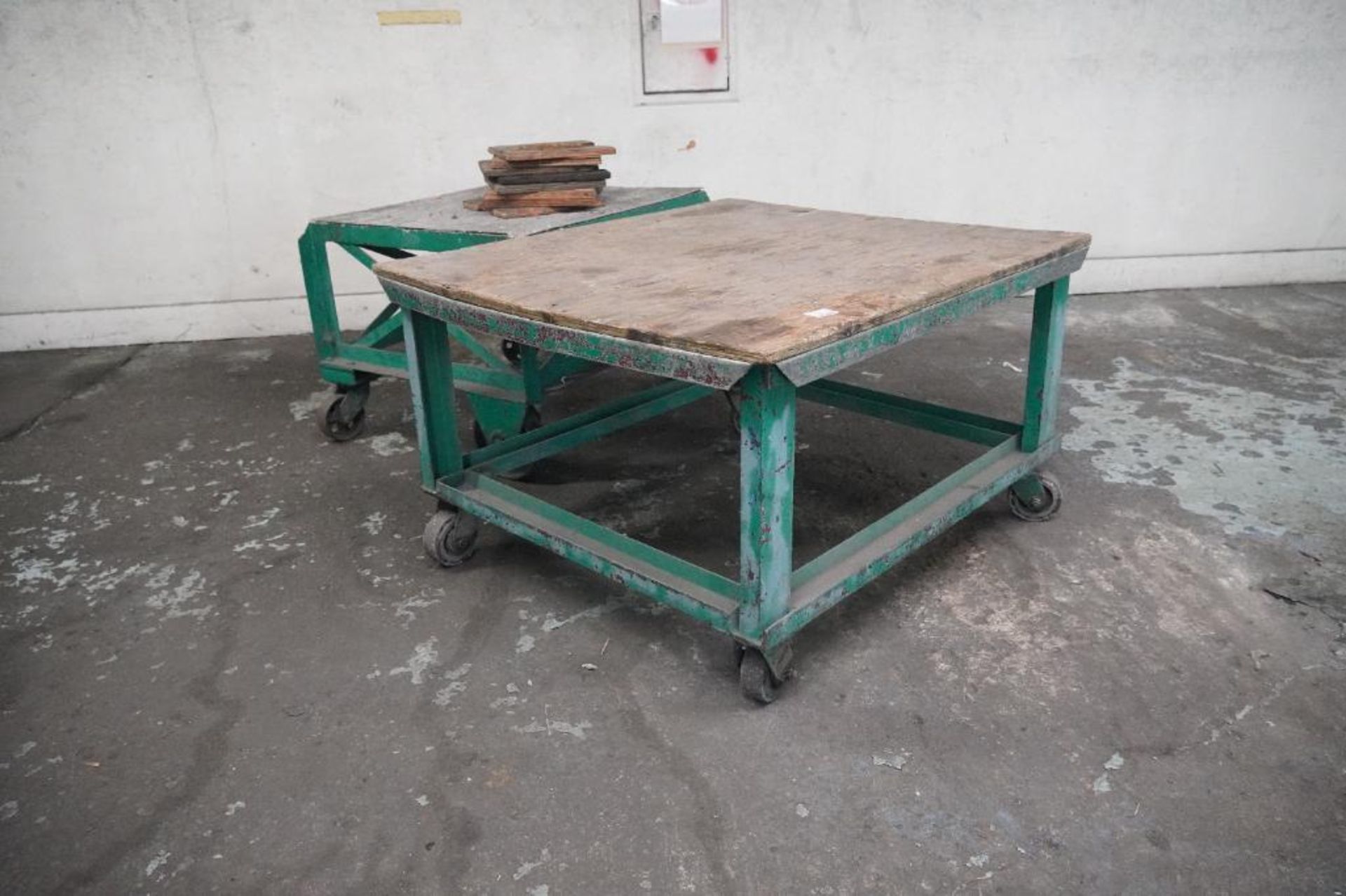 2 Welding Tables on Wheels