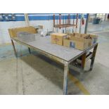 Aluminum Bench and Contents