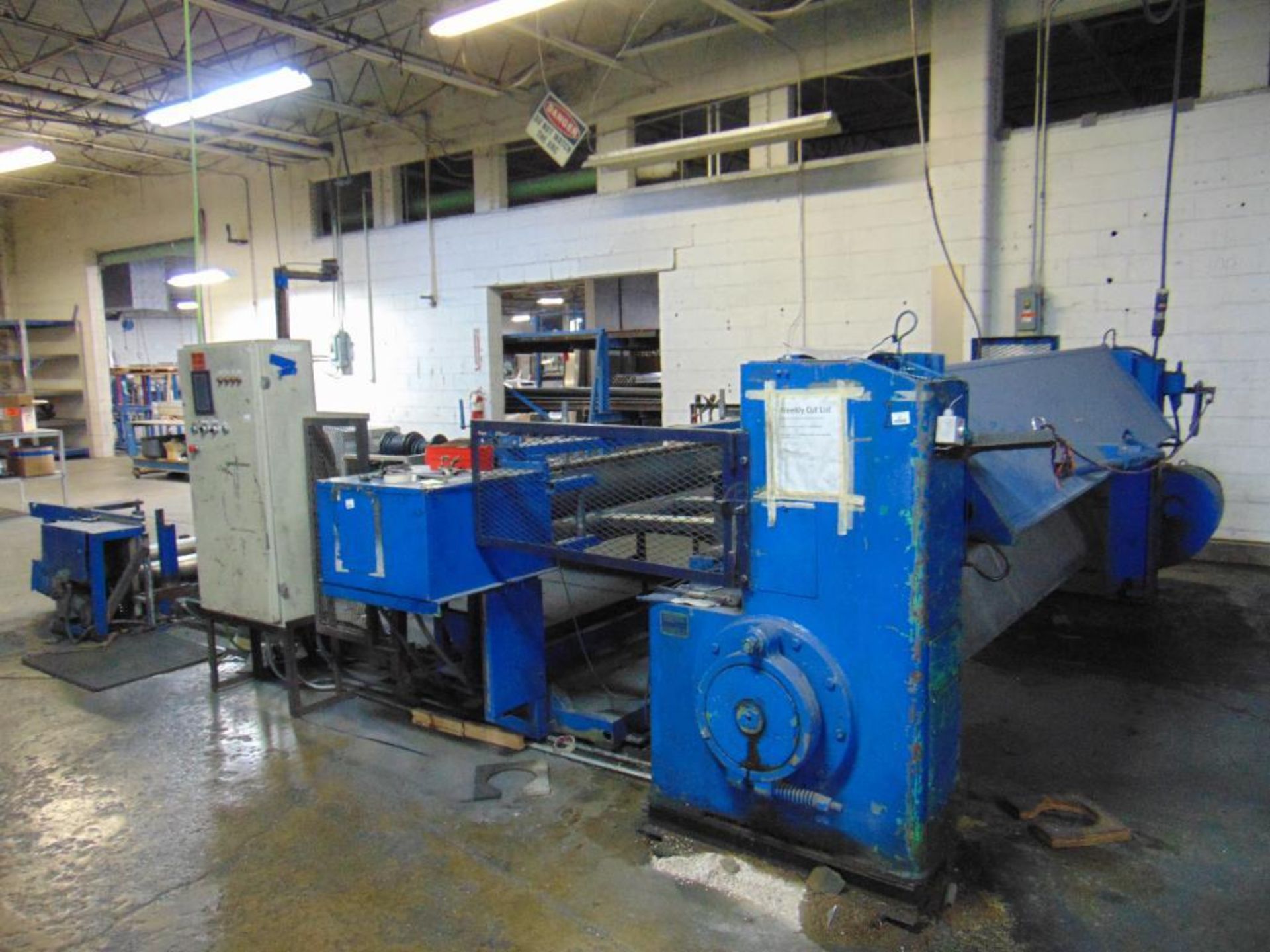 Complete Niagra Shear and Decoiler Line Entirety of Lots 155-156