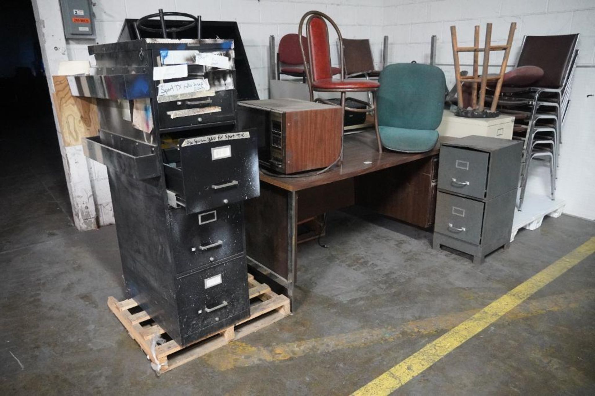 Assorted Desks and Chairs