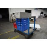 Rolling Cart with Storage Totes