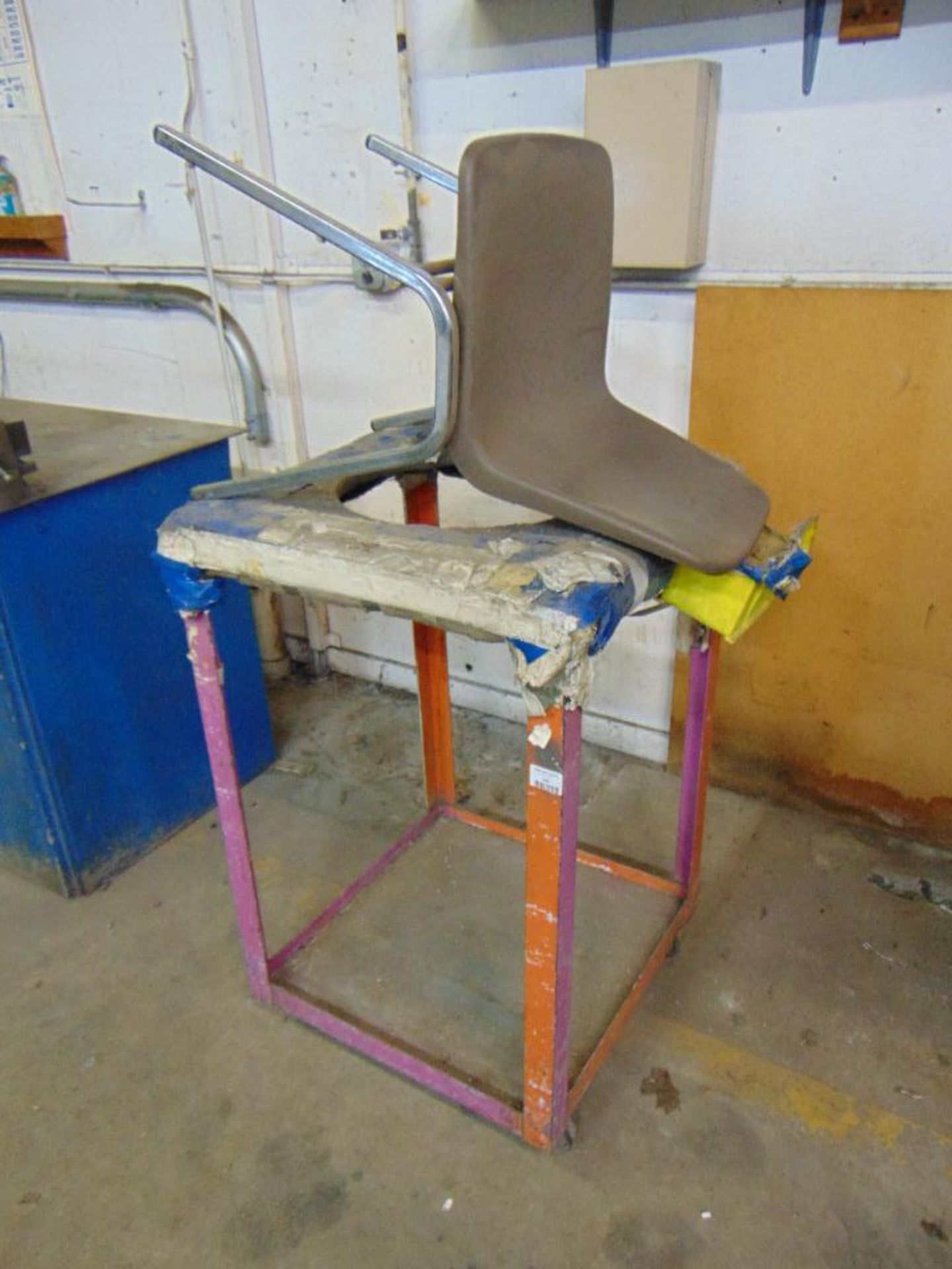Rolling Steel Cart and Chair*