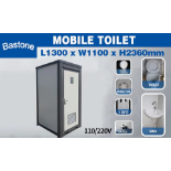 New Bastone Portable Restroom With Sink