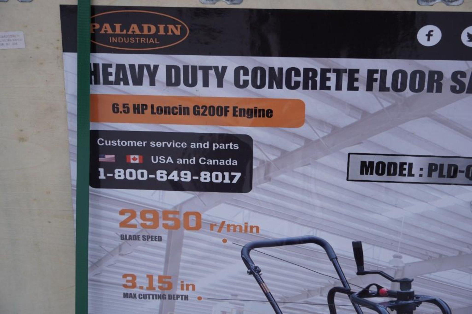 New 2023 Paladin Heavy Duty Concrete Floor Saw - Image 2 of 5