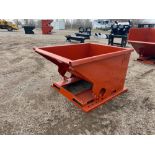 New 1.5 Cubic Yard Self Dumping Hopper with Fork Pockets