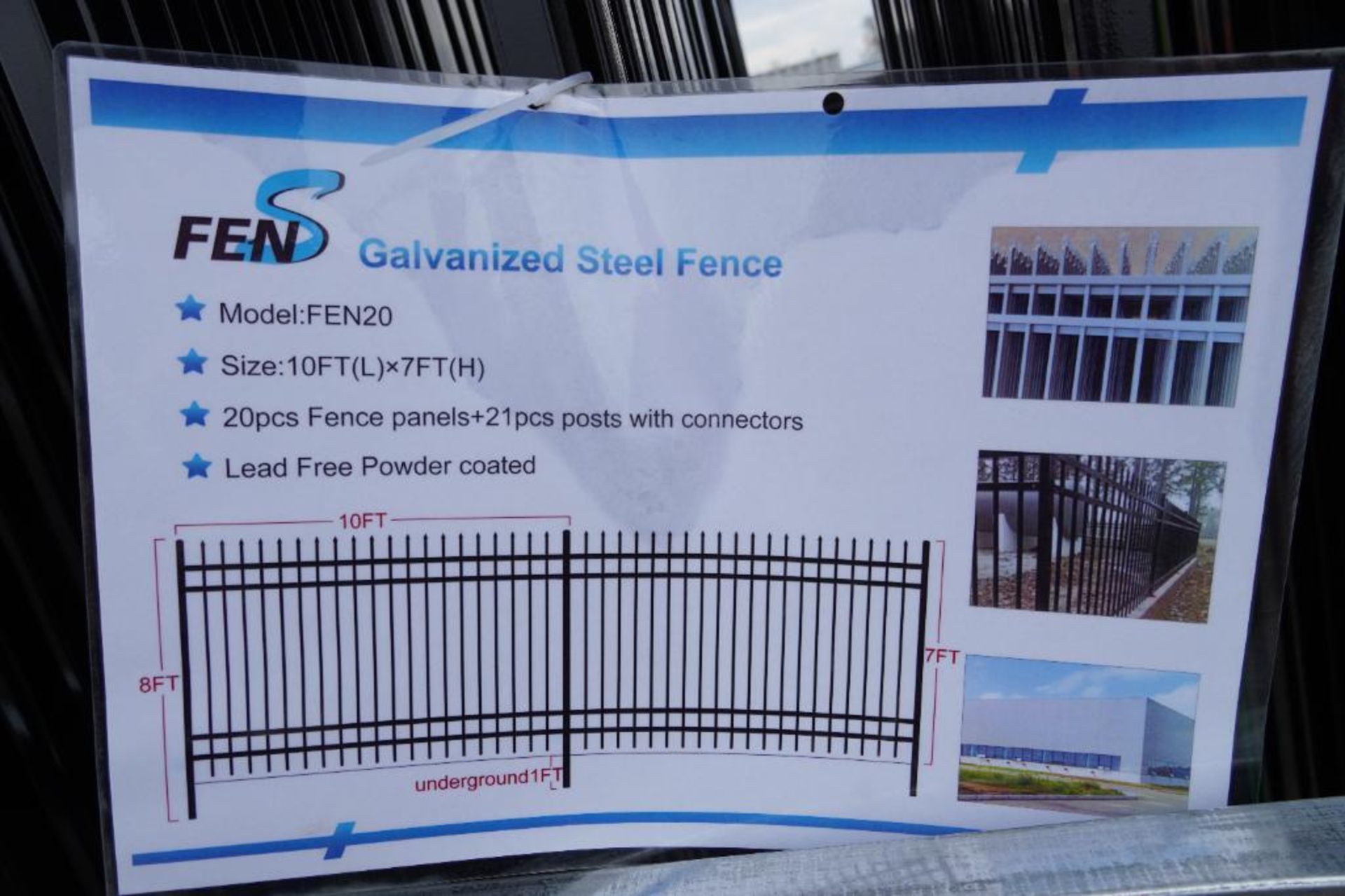New 2024 FENS Iron Fencing - Image 5 of 5