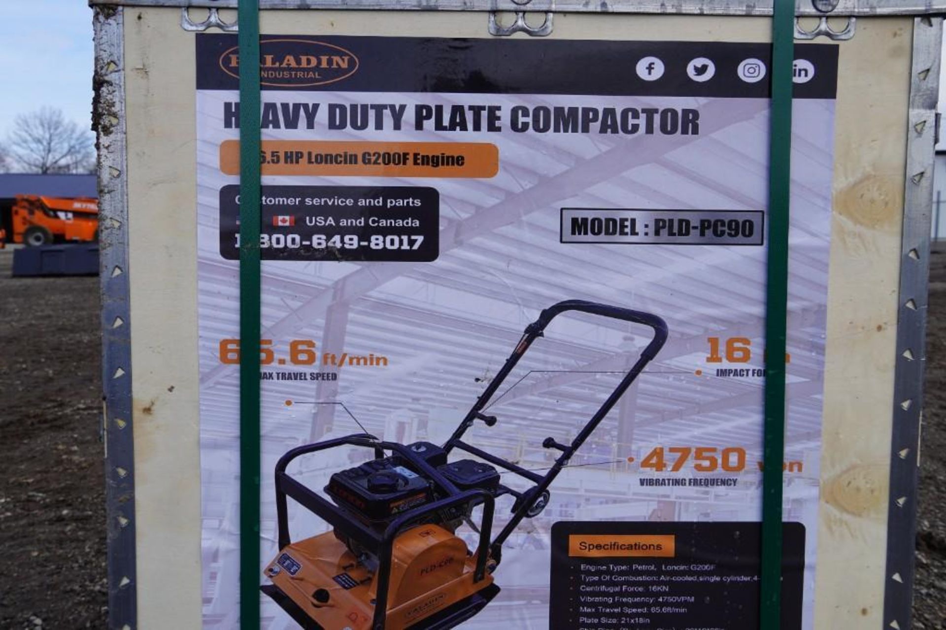 New 2023 Paladin Heavy Duty Plate Compactor - Image 2 of 4