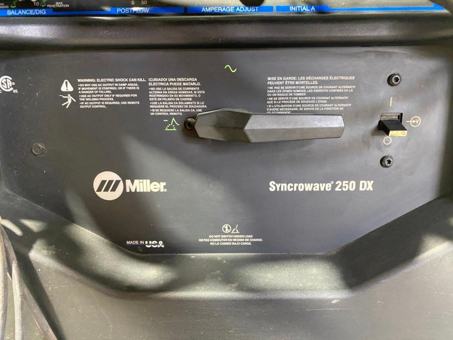 Miller Syncrowave 250 DX Welder - Image 9 of 15