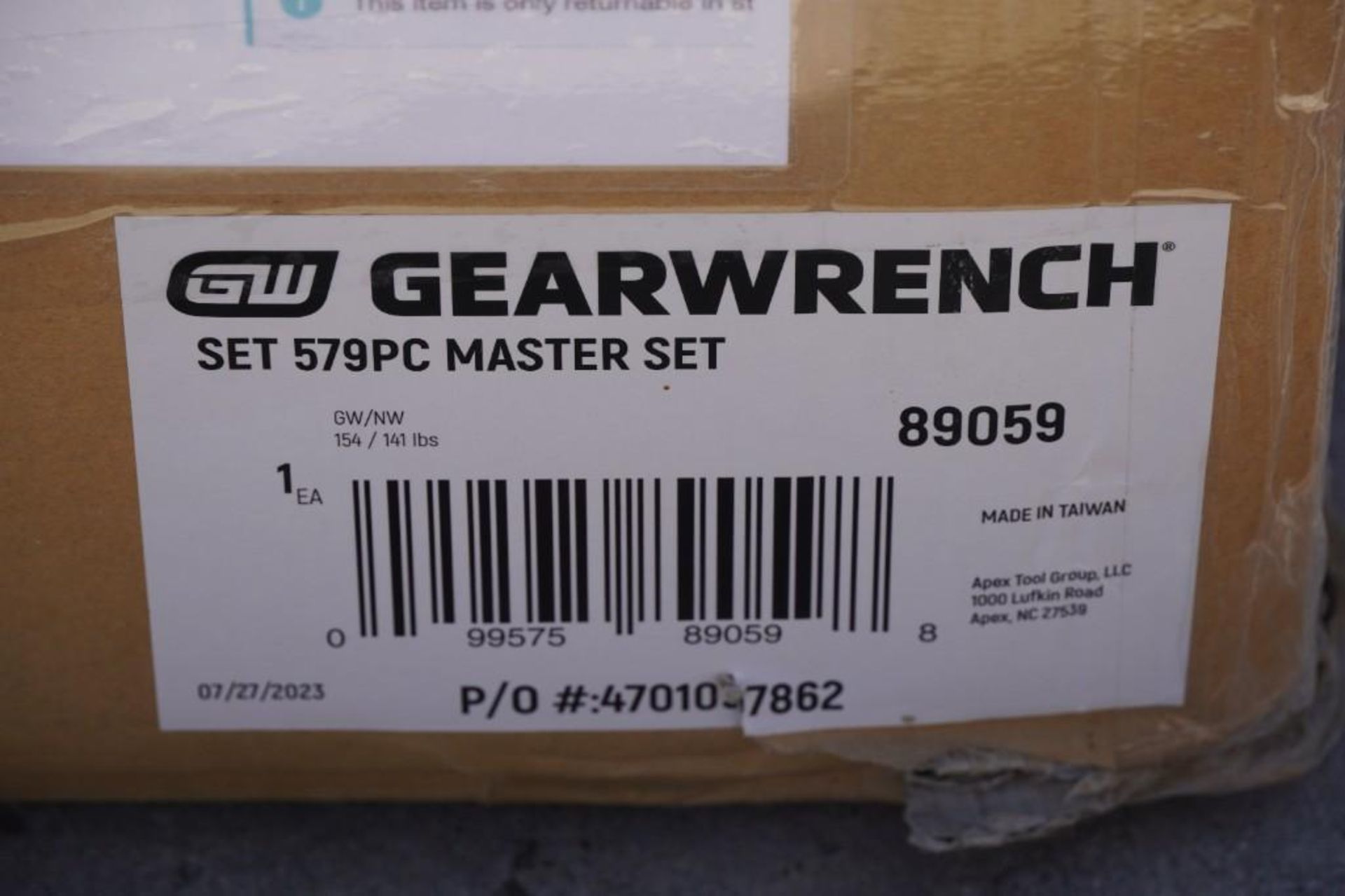NEW GearWrench 579pc Master Mechanic Tool Set* - Image 8 of 8