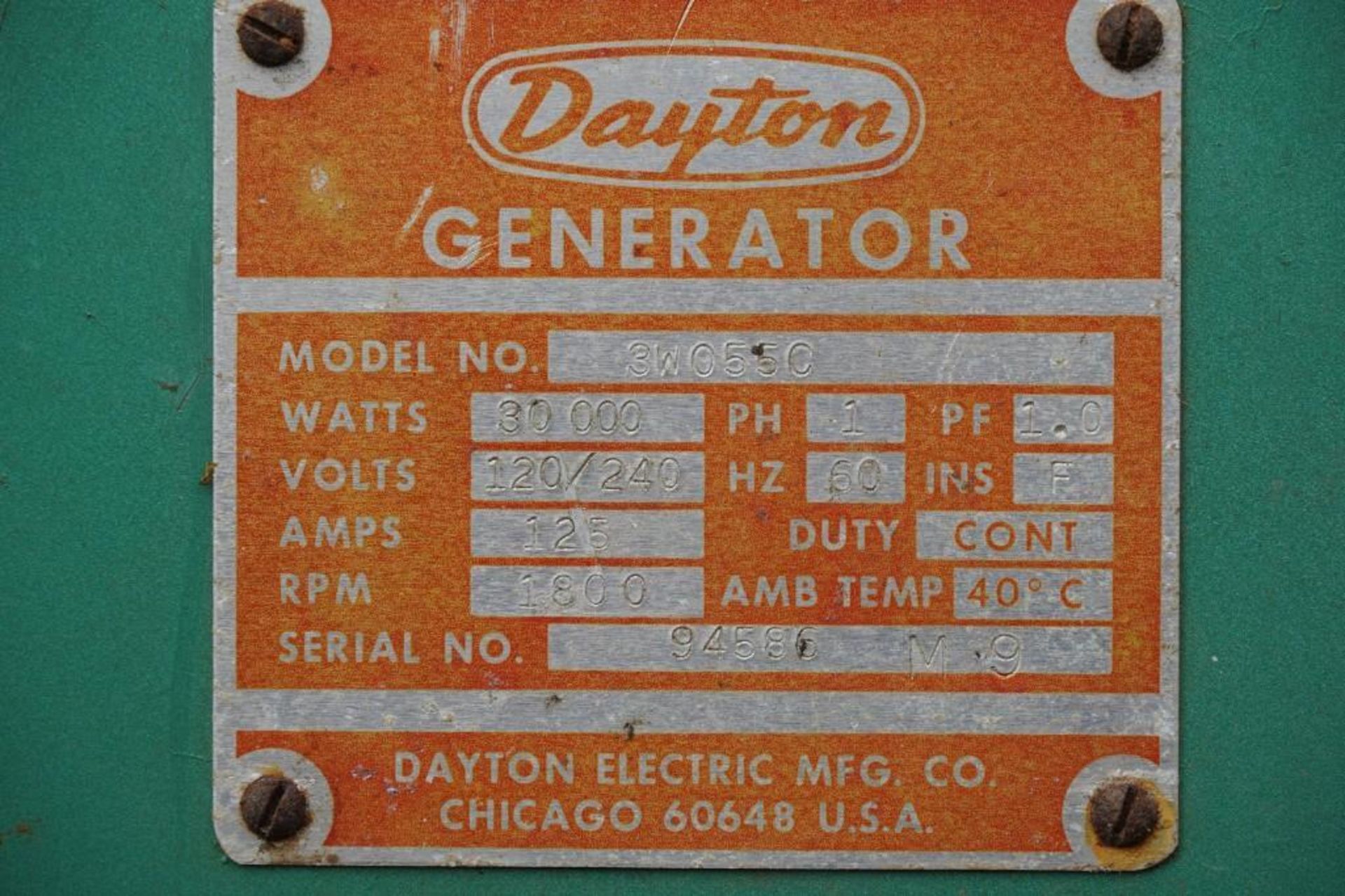 Dayton 30kw Generator - Image 2 of 22