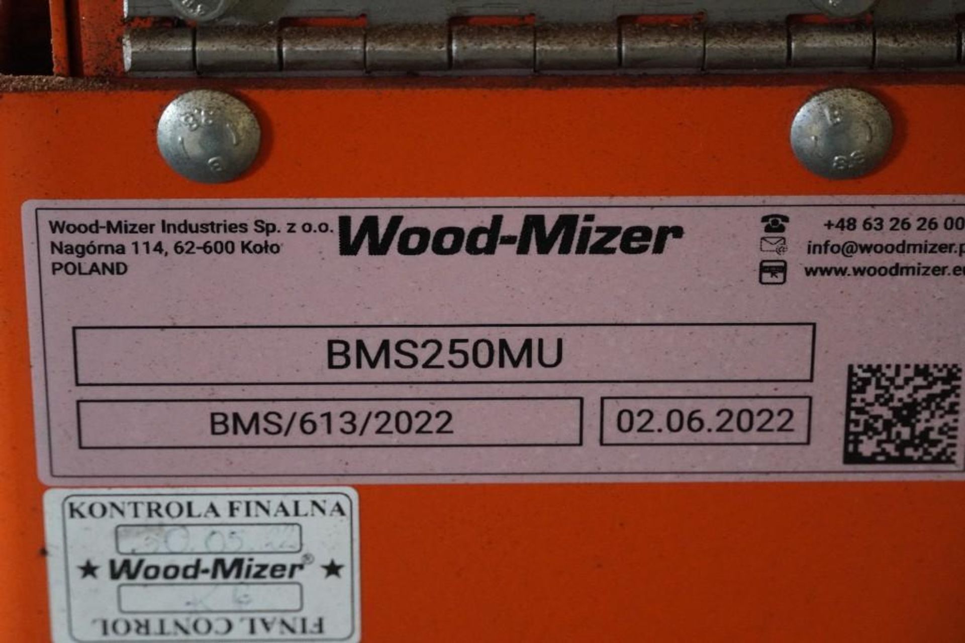 2022 Wood-Mizer Bandsaw Blade Sharpener - Image 2 of 20