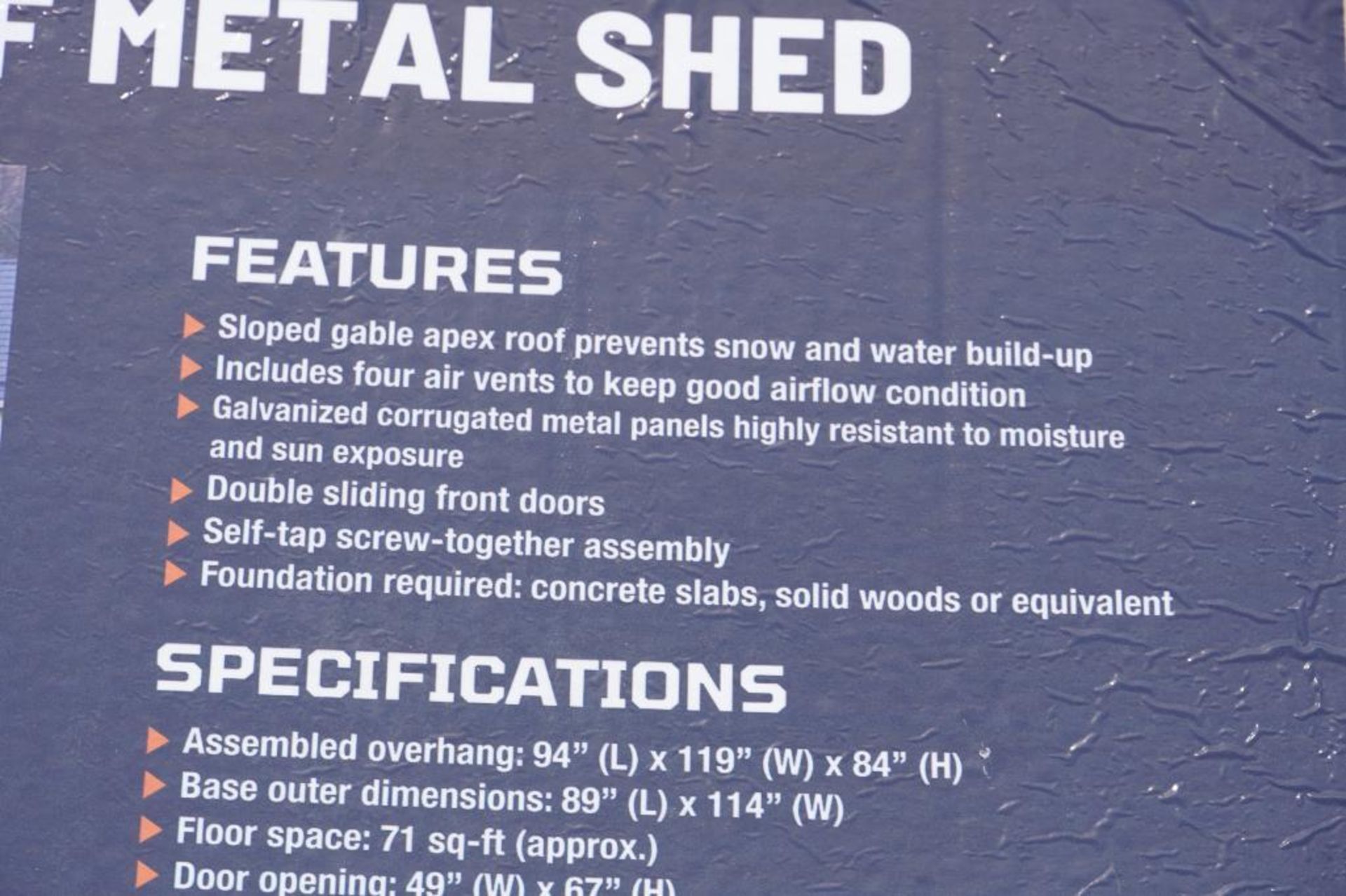 New TMG-MS0810 Metal Shed - Image 2 of 5