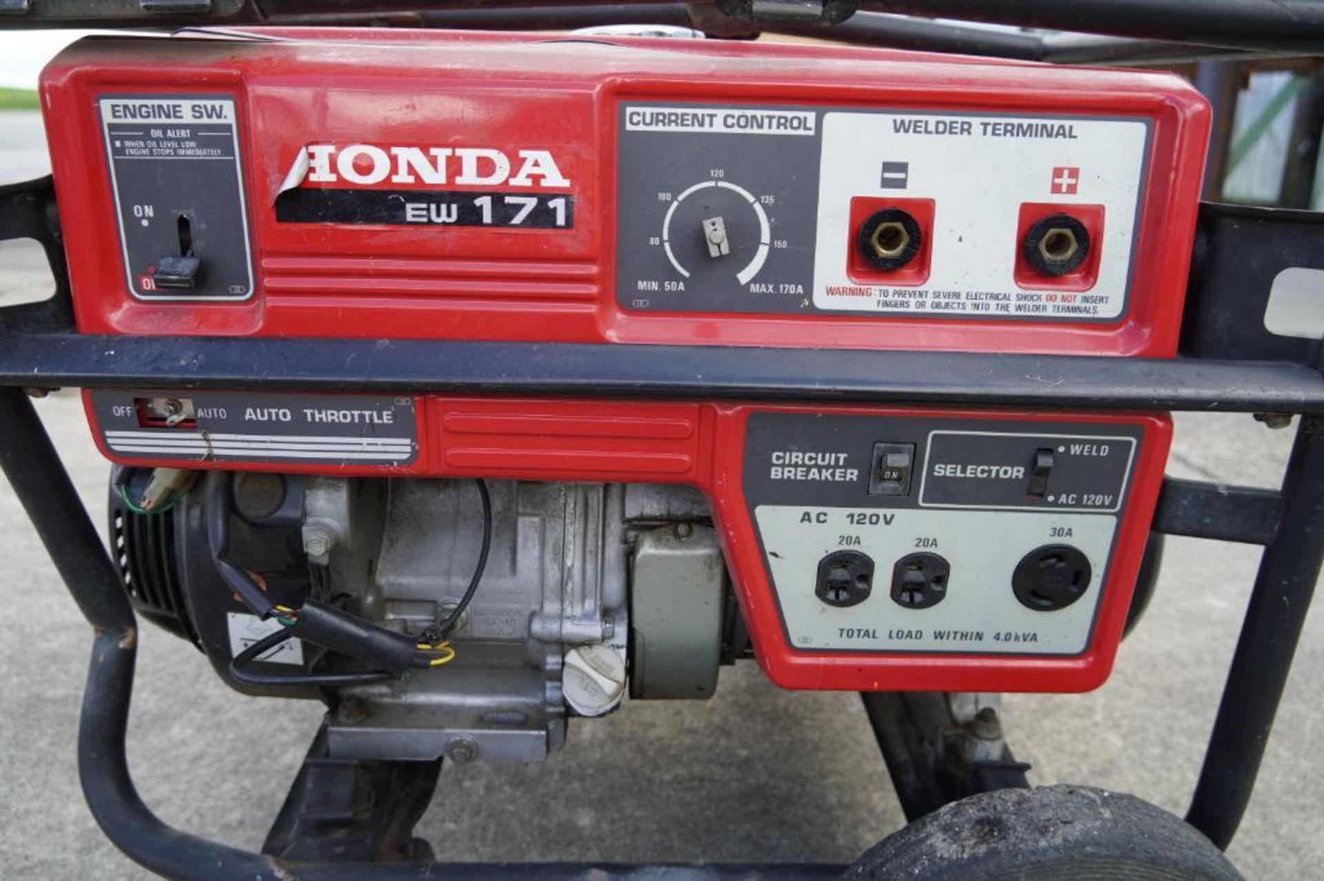 Honda EW171 Portable Welder/Generator* - Image 7 of 13