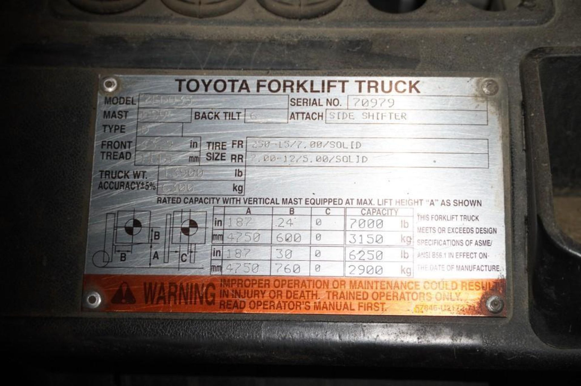 Toyota 7FDU35 Forklift* - Image 15 of 46