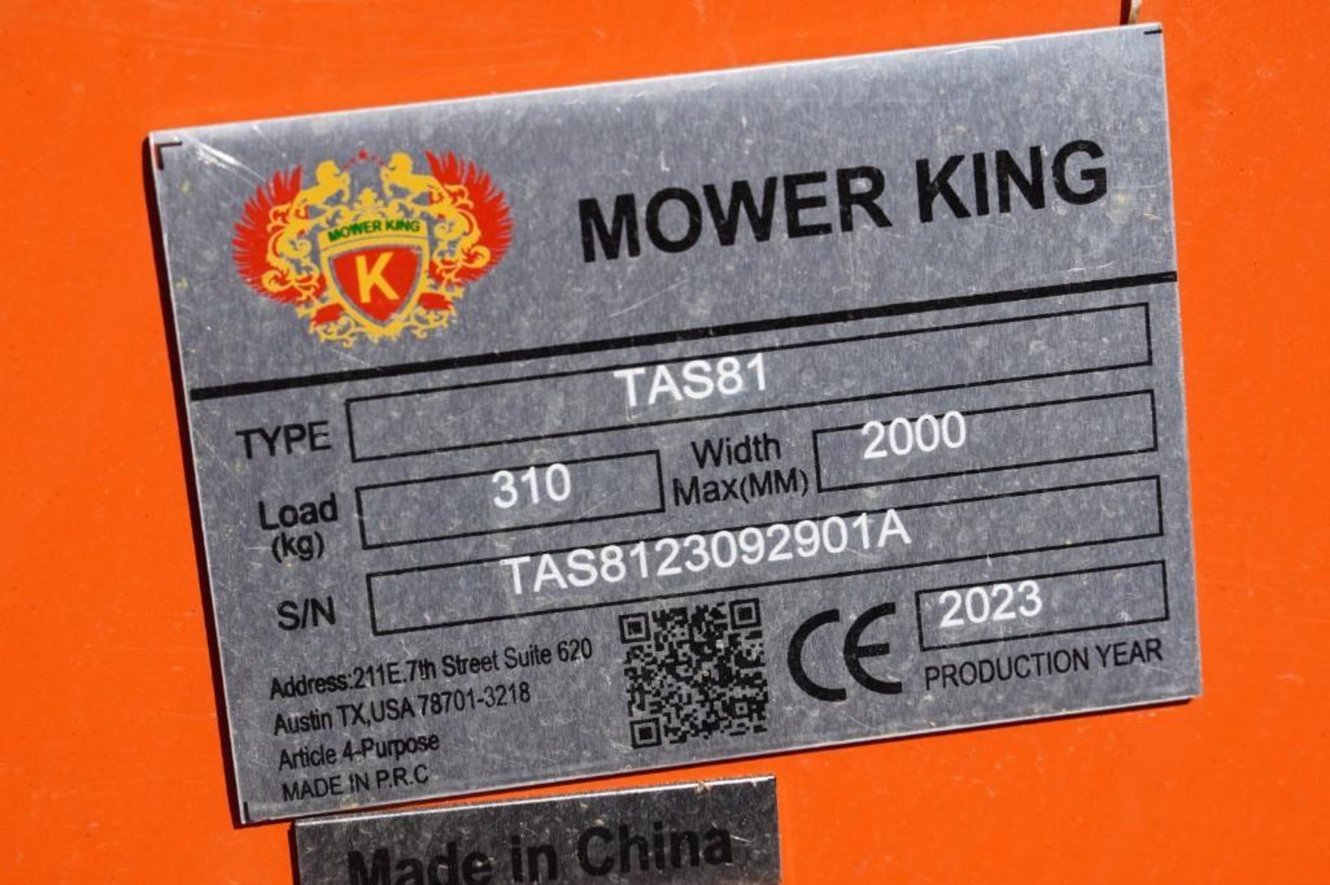 New 2023 Mower King 3pt Tiller - Image 7 of 12