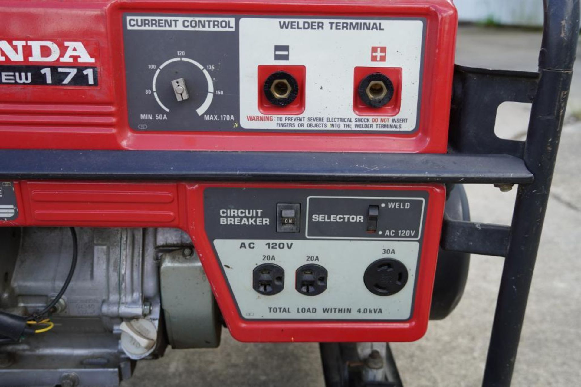 Honda EW171 Portable Welder/Generator* - Image 9 of 13