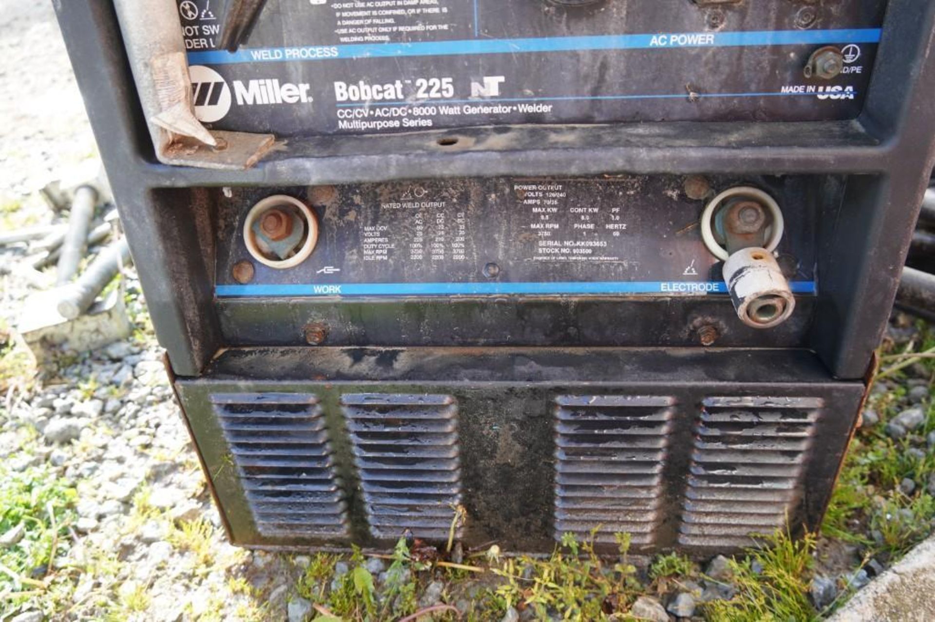 Miller Bobcat 8000 Watt Welder/Generator - Image 9 of 15