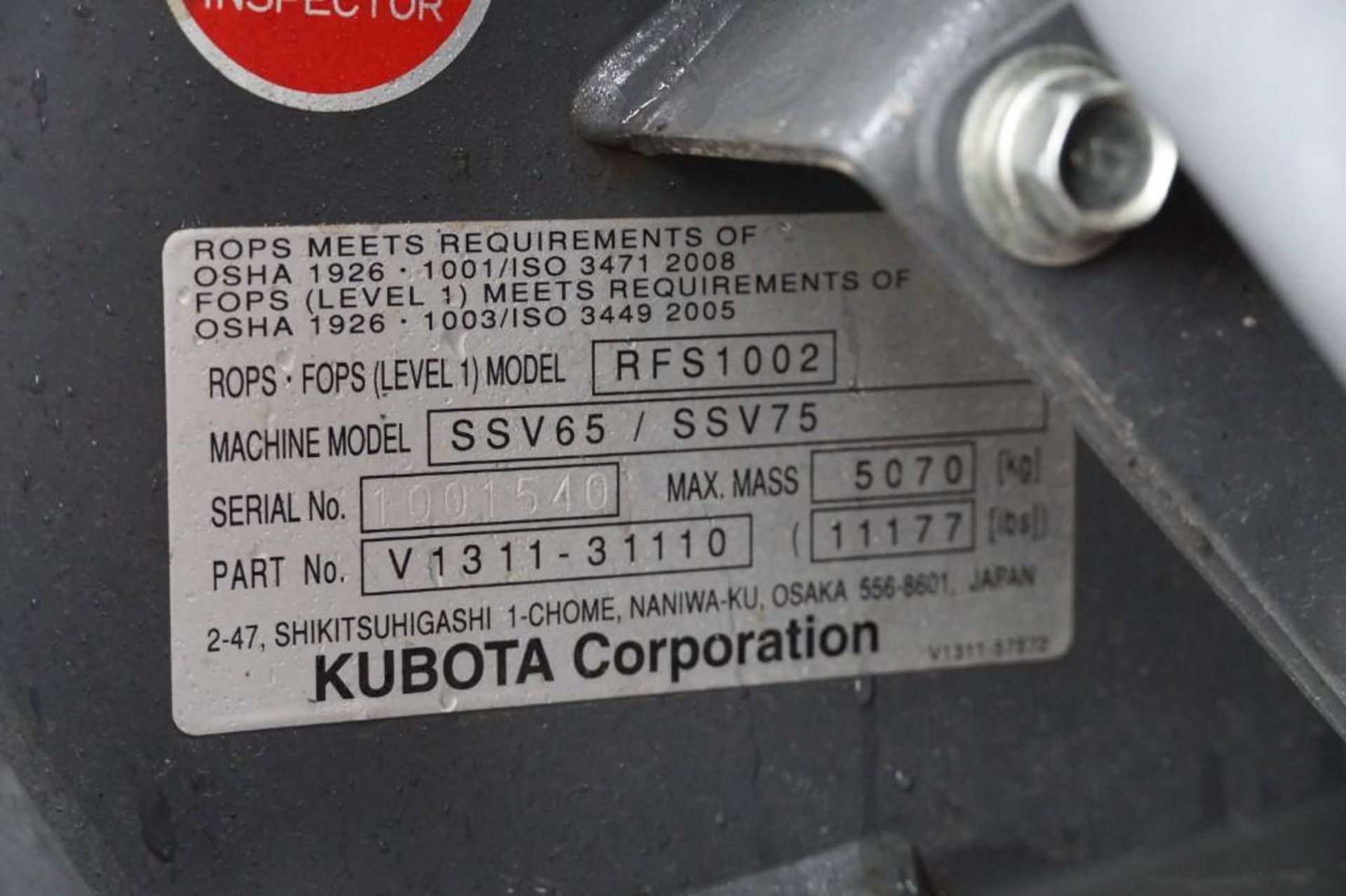 2016 Kubota SSV65 Skid Steer - Image 19 of 44