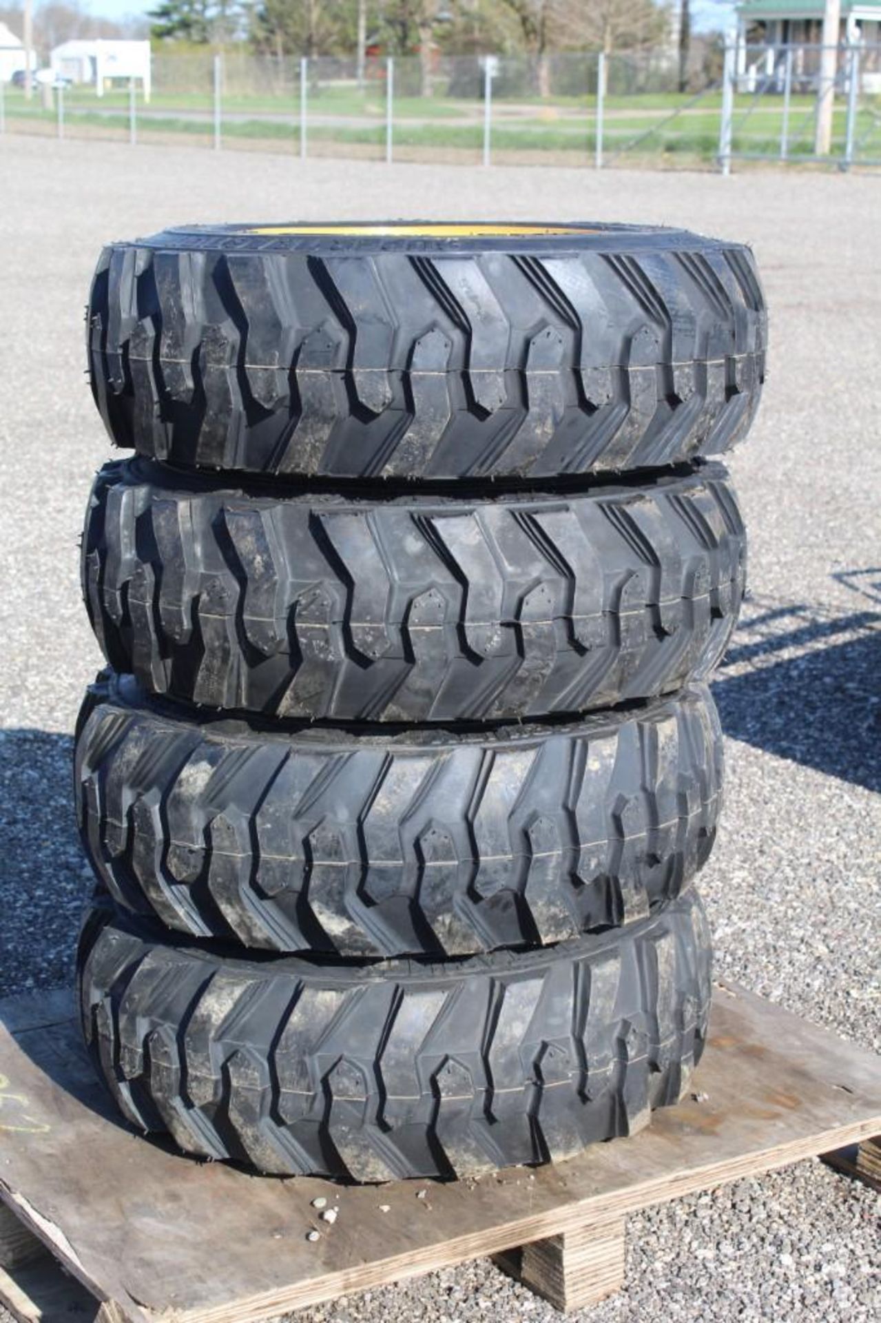 New Skid Loader Wheels and Tires.