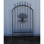 New 4' Wrought Iron Bi-Parting Driveway Gate