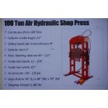 New 100 Ton Hydraulic Shop Press