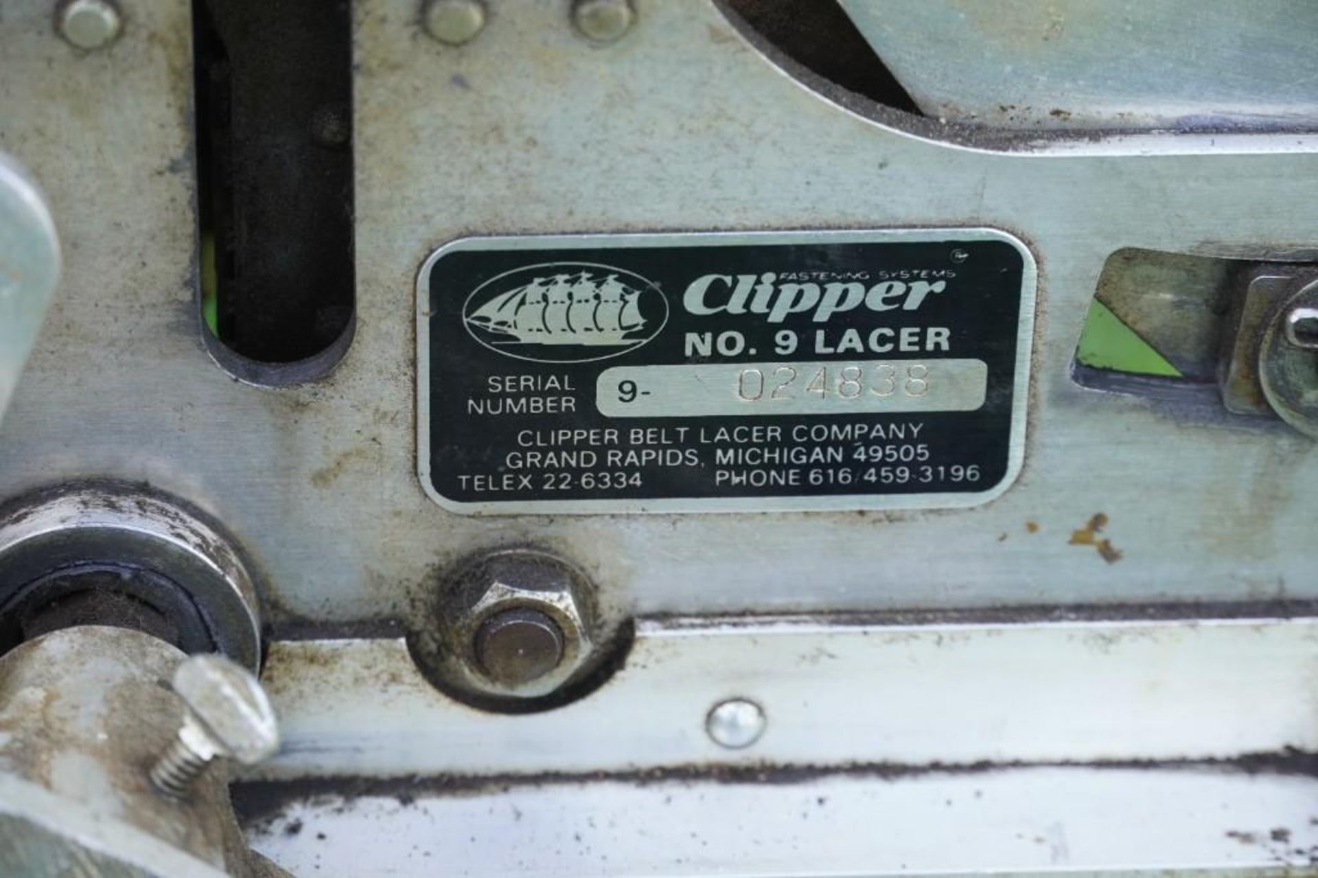 Clipper No. 9 6" Belt Lacker - Image 7 of 11