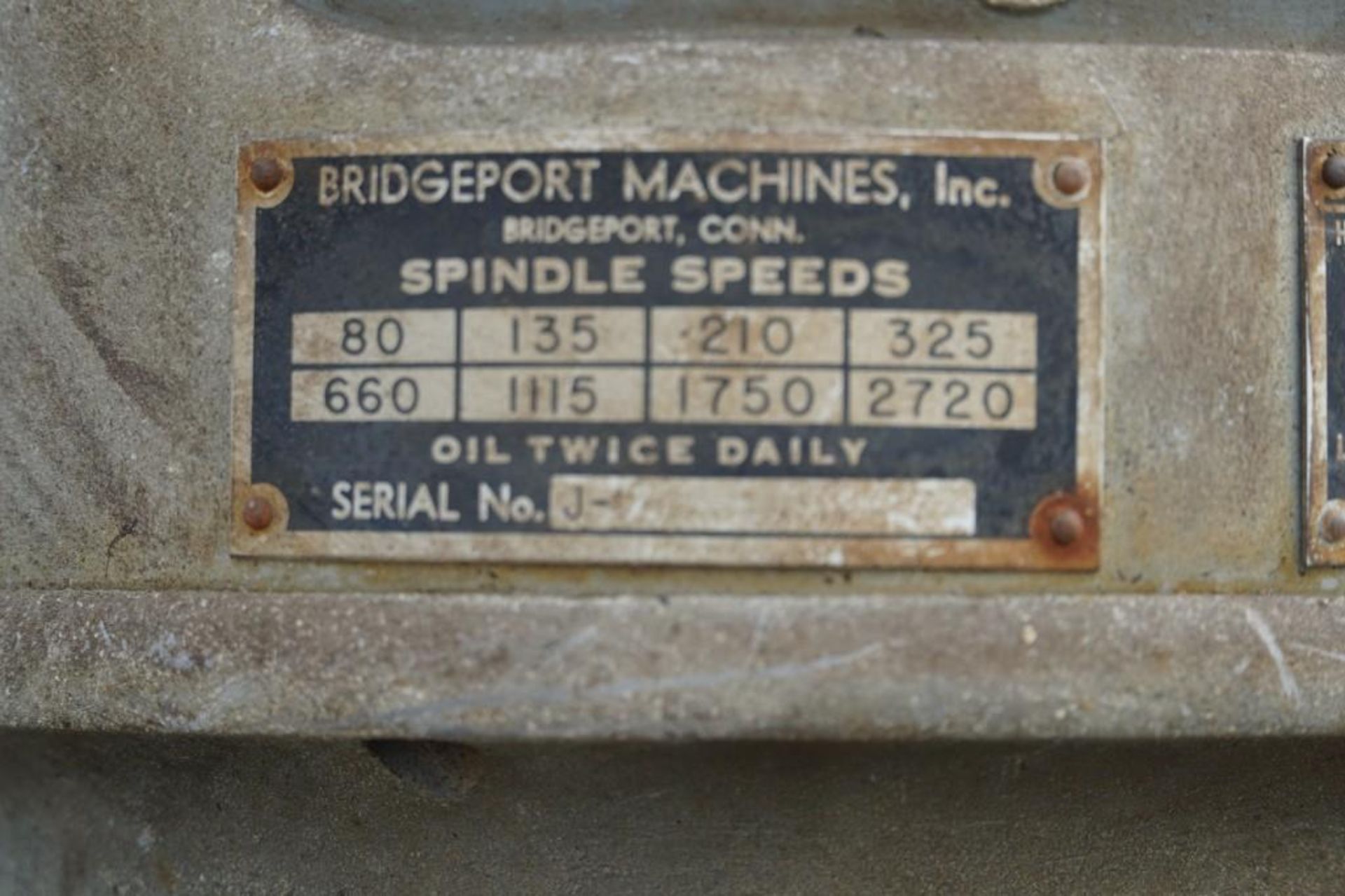 Bridgeport Milling Machine - Image 11 of 14