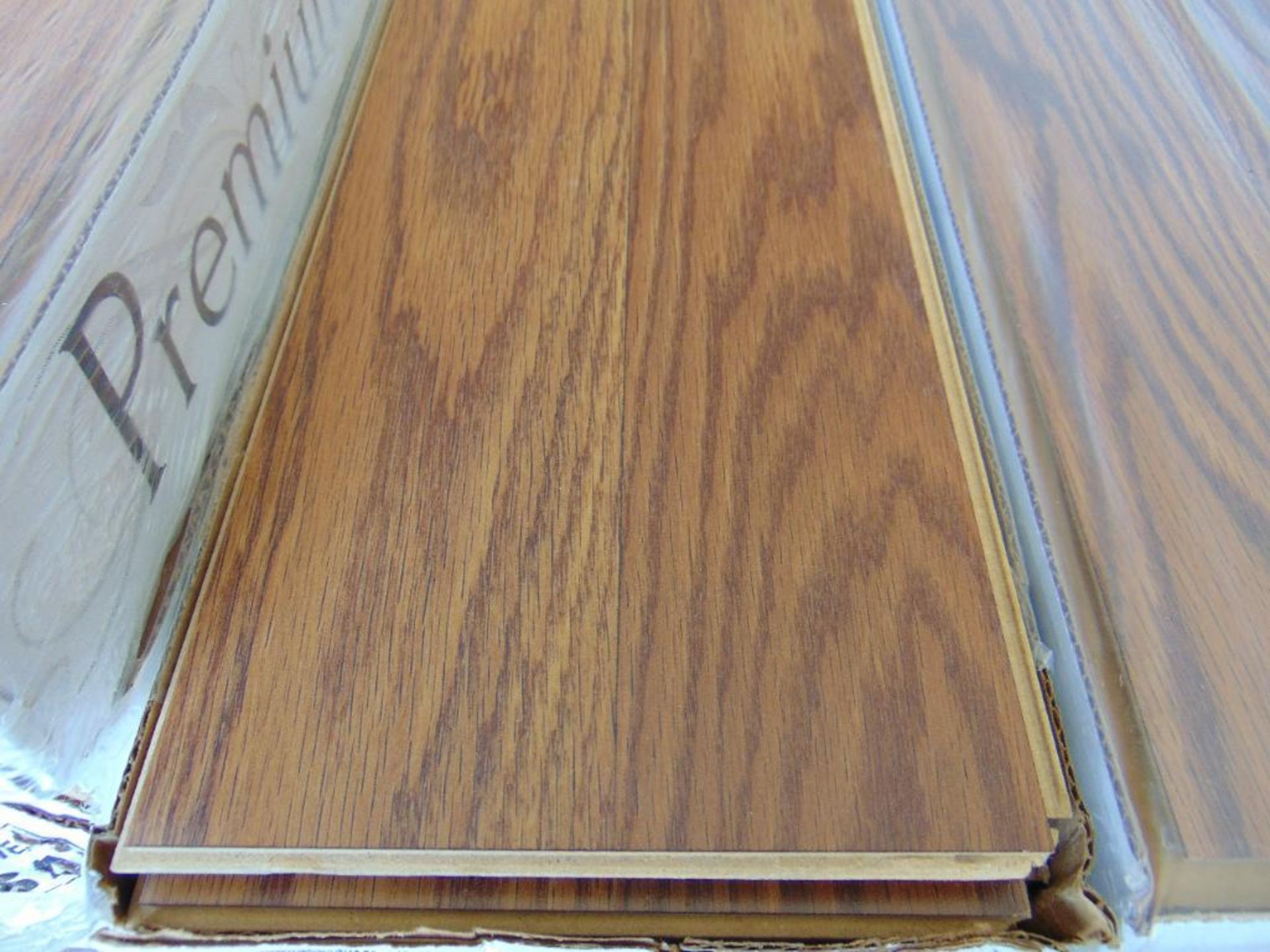 630.36 SF Mohawk RevWood Georgetown Saddle Snap Together Waterproof Laminate Flooring - Image 4 of 7