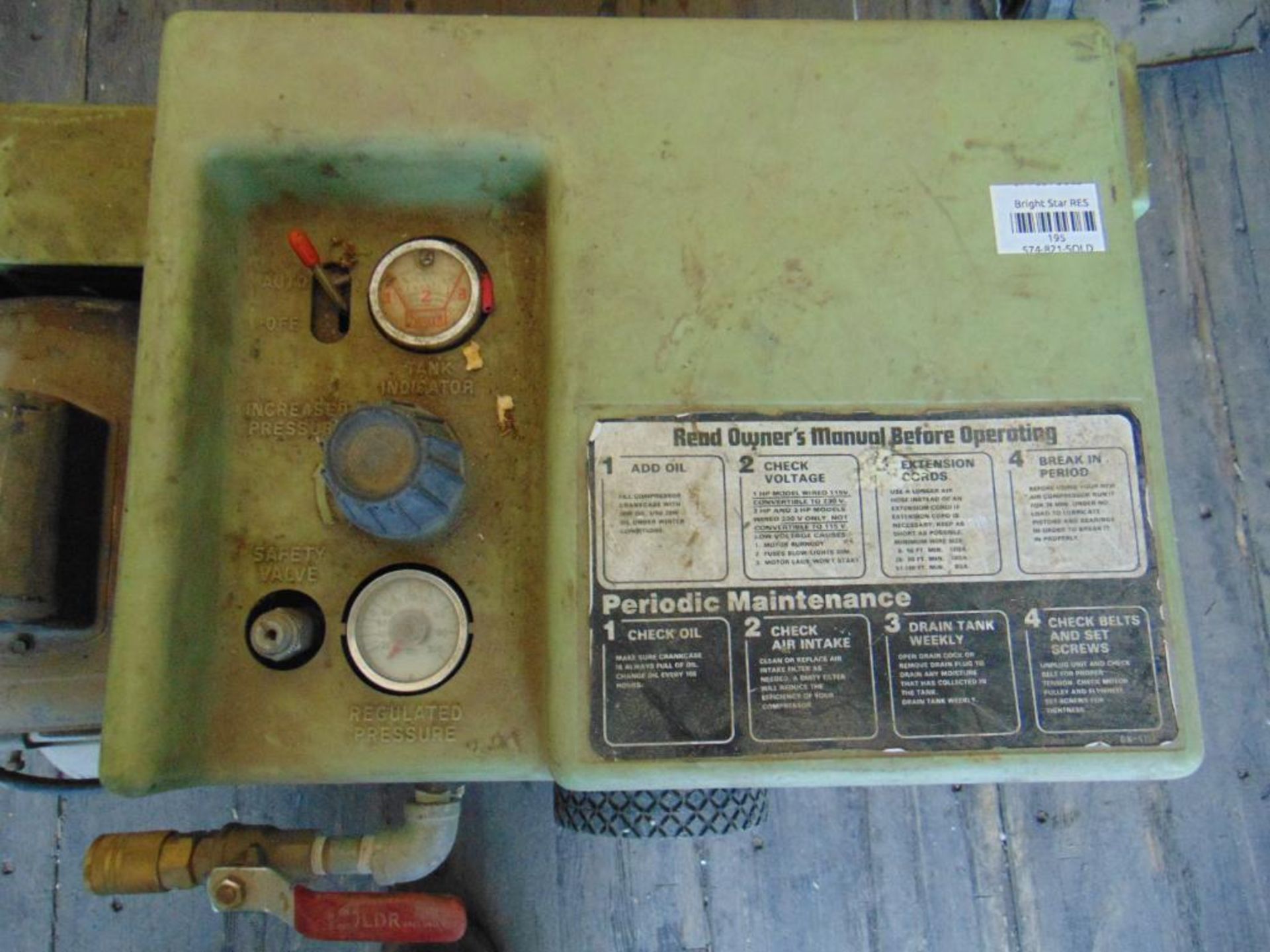 Sears Air Compressor - Image 7 of 7