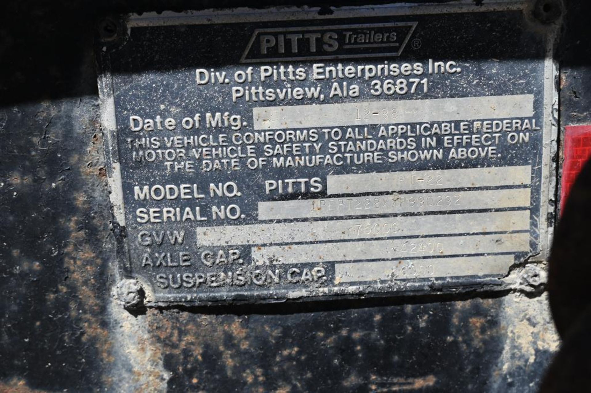 1999 Pitts "Pup" Log Trailer - Image 9 of 28
